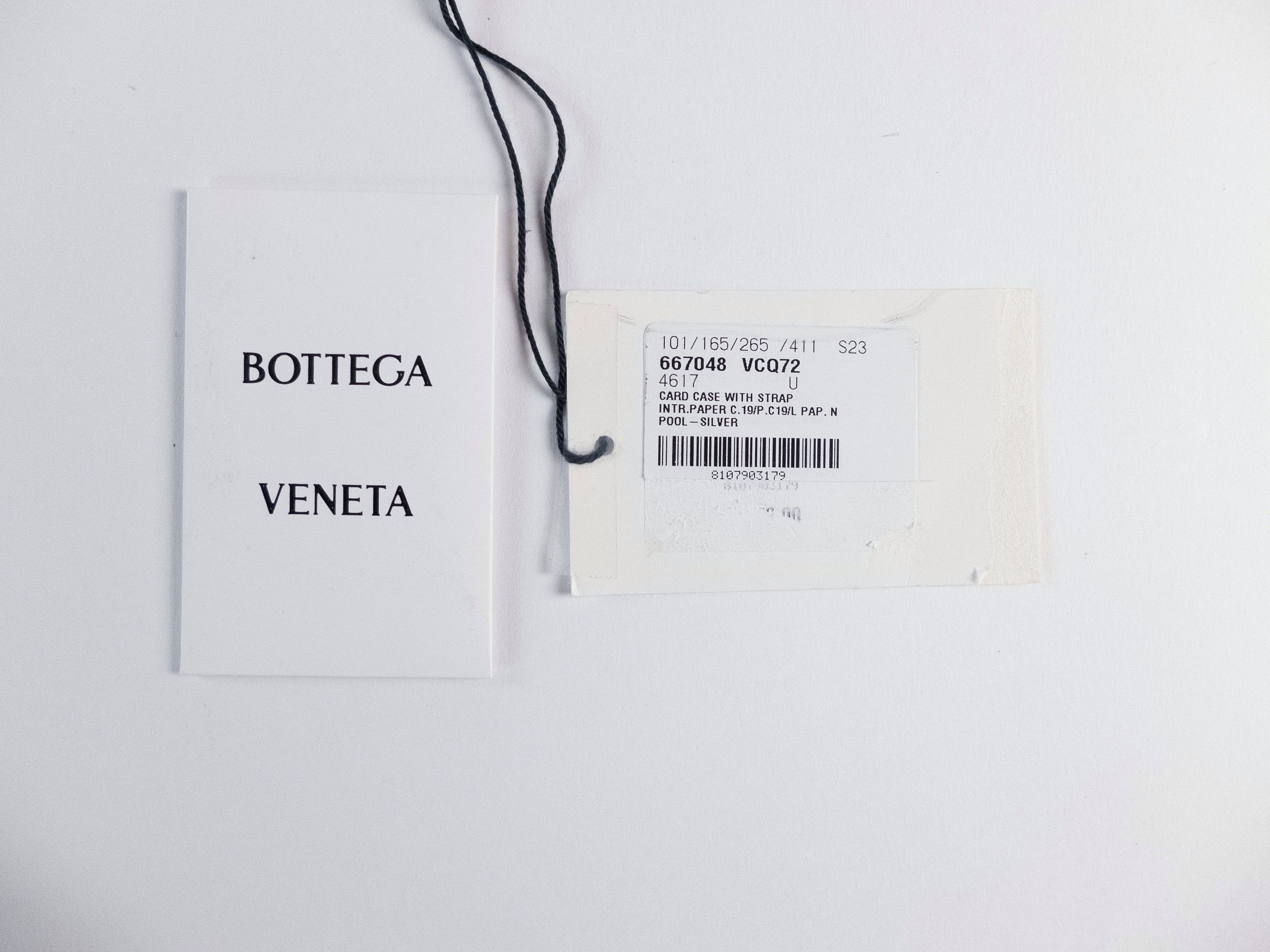 Bottega Veneta BOTTEGA VENETA Candy Cassette blue paper leather mini bag Size ONE SIZE - 14 Thumbnail