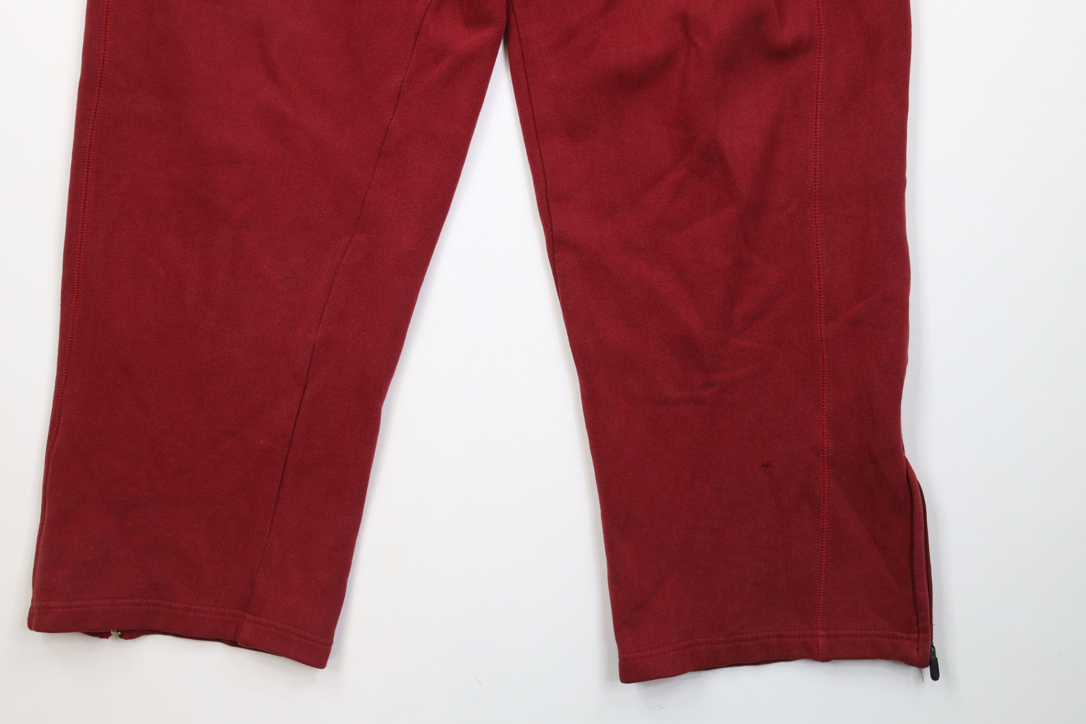 Starter Vintage 90s Y2K Starter Wide Leg Sweatpants Pants Red Size US 34 / EU 50 - 5 Thumbnail