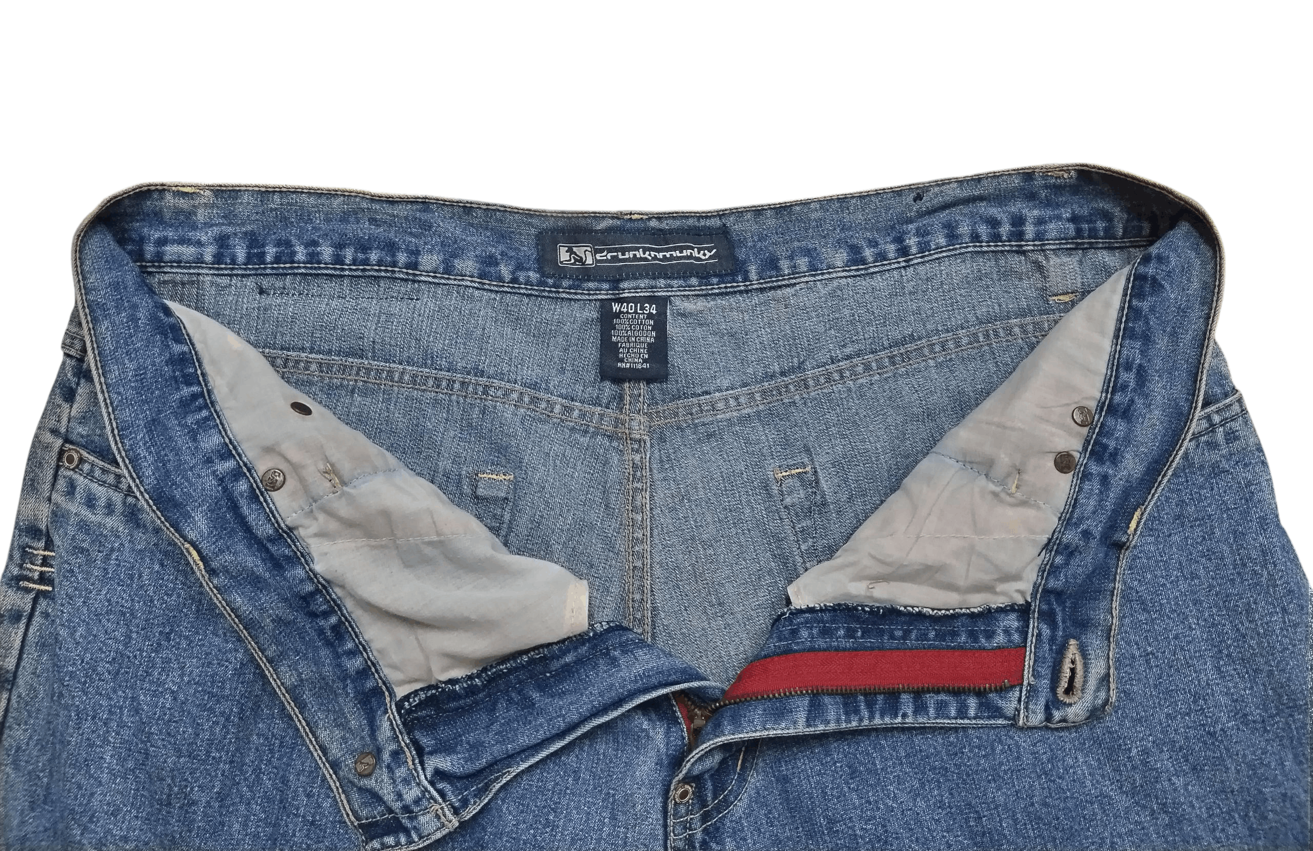 DrunknMunky Big size Drunknmunky Baggy Jeans straight cut loose Size US 40 / EU 56 - 8 Thumbnail