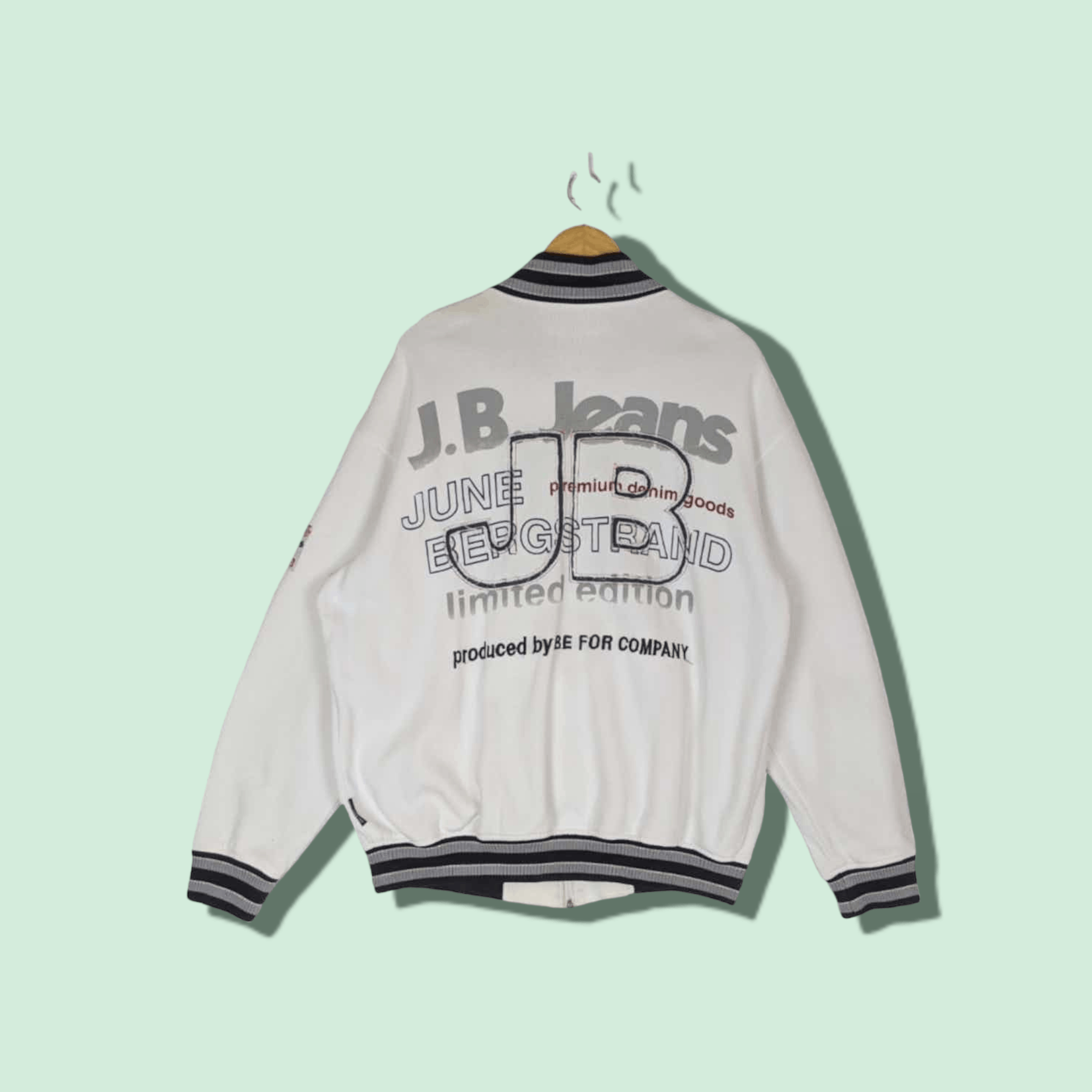 Japanese Brand JB Jeans Big Logo Jacket Size US XL / EU 56 / 4 - 1 Thumbnail