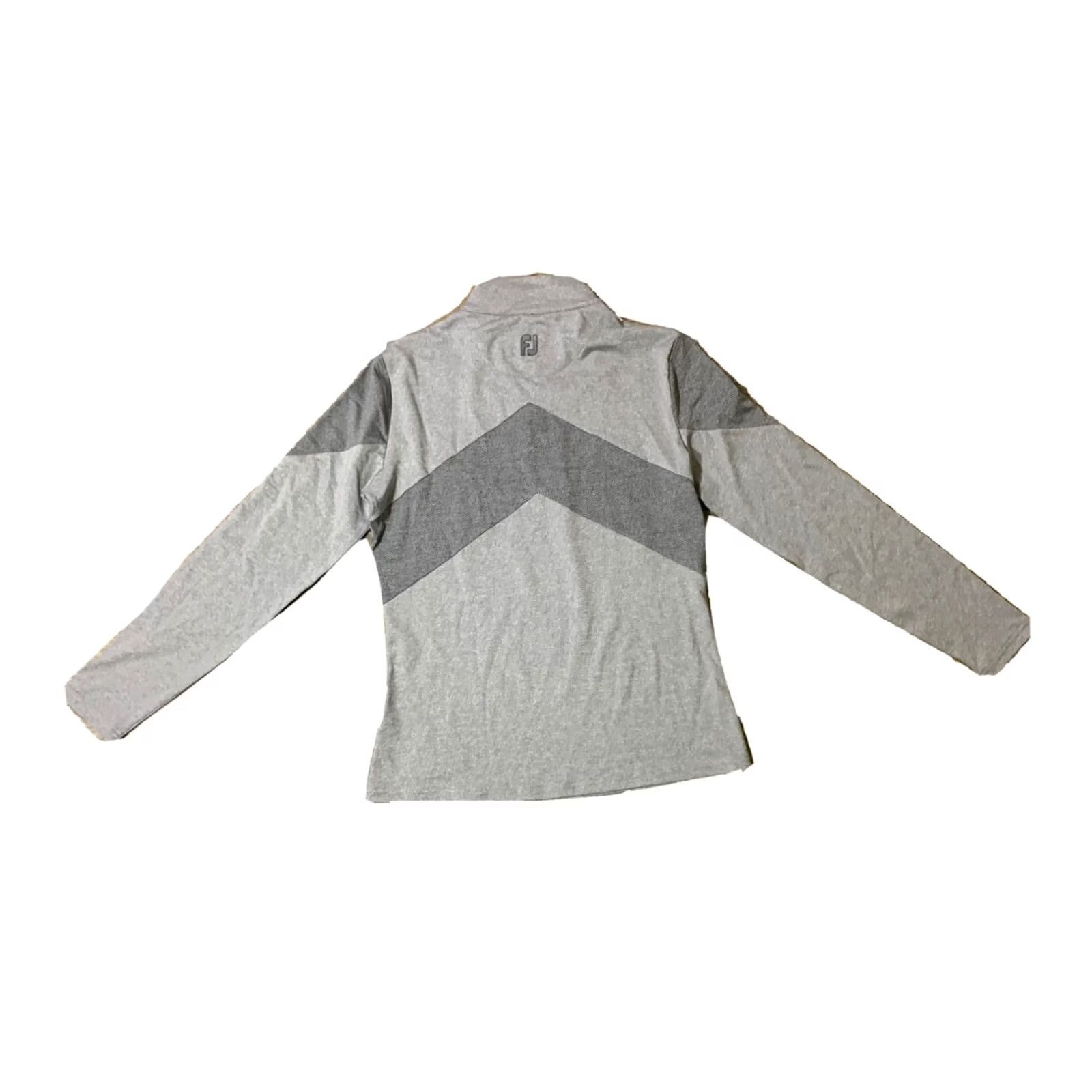 Footjoy FootJoy Womens Gray Golf Pullover Small 1/4 Zip Size S / US 4 / IT 40 - 2 Thumbnail