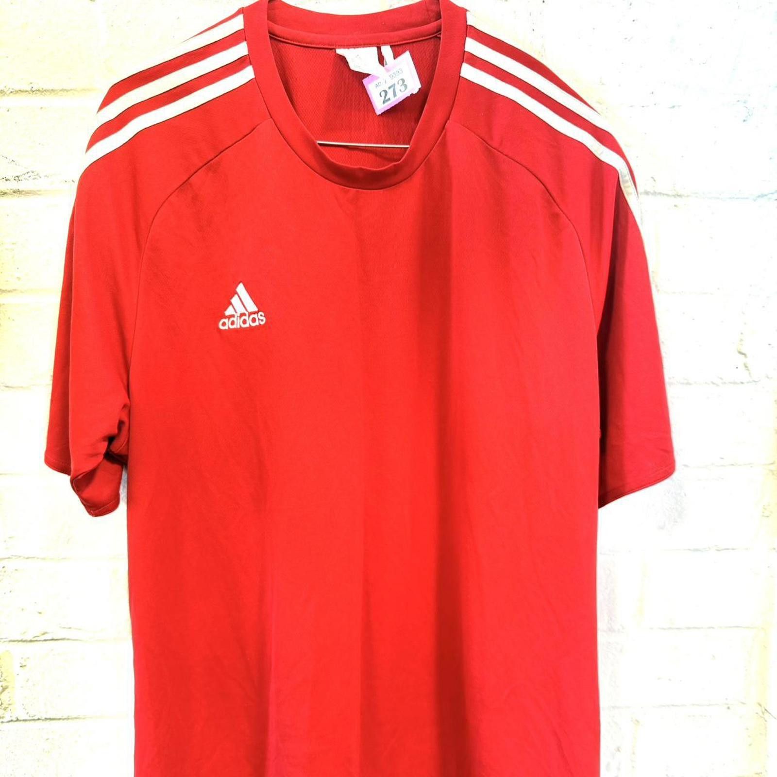 Adidas Adidas Men's Red Tshirt size XL Size US XL / EU 56 / 4 - 1 Thumbnail