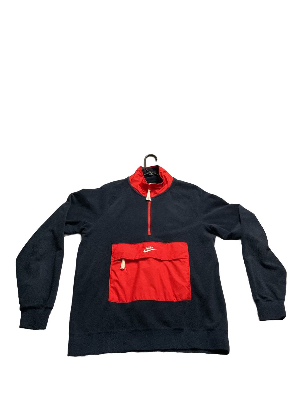 Nike × Vintage Nike Zip Fleece With Front Pocket Size US S / EU 44-46 / 1 - 1 Thumbnail