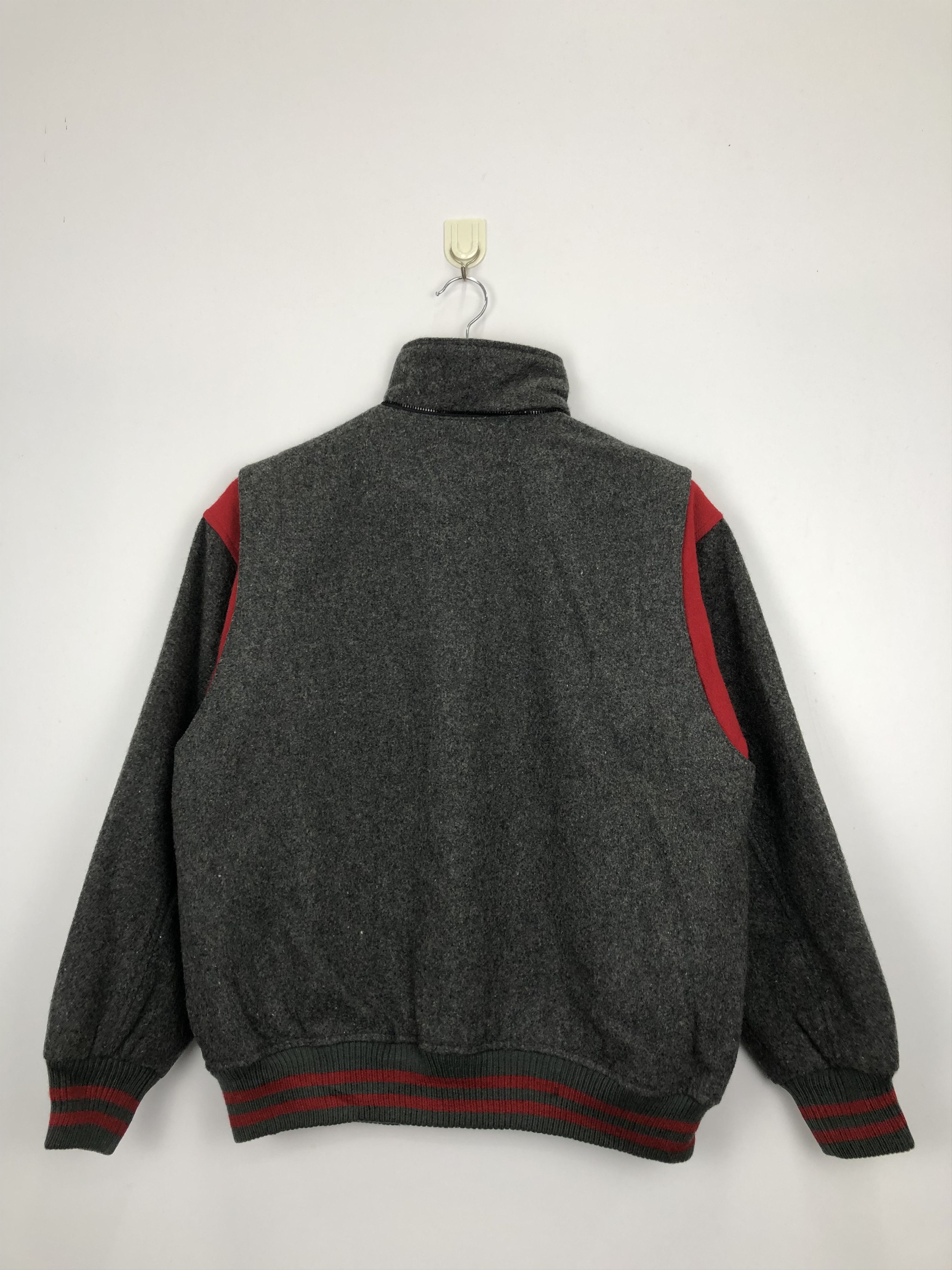 Japanese Brand Vintage 90s Japanese Brand Wool Varsity Jacket V0340 Size US M / EU 48-50 / 2 - 2 Thumbnail