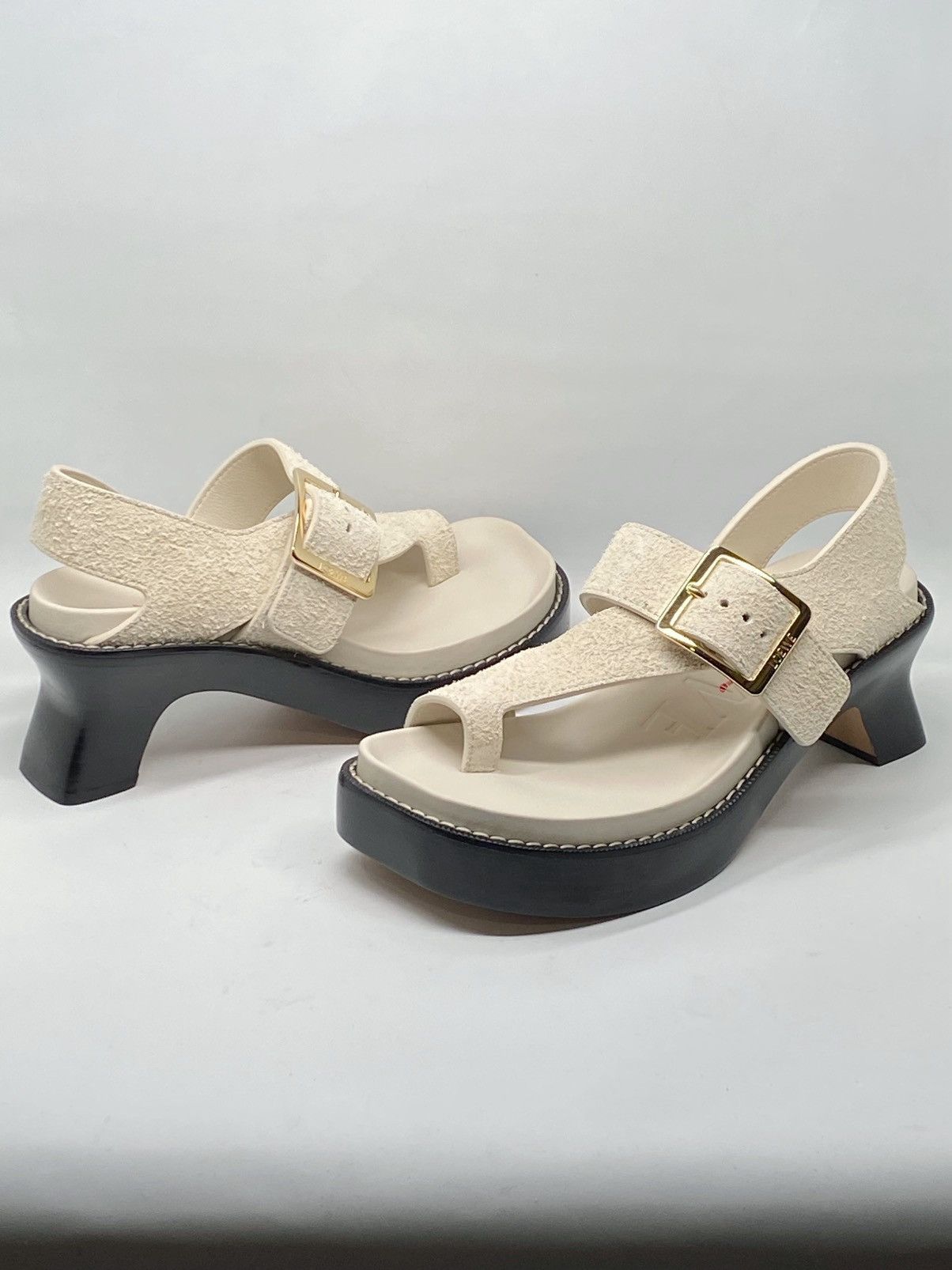 Loewe Loewe Ease heel suede sandal size 37 Size US 7 / IT 37 - 6 Thumbnail