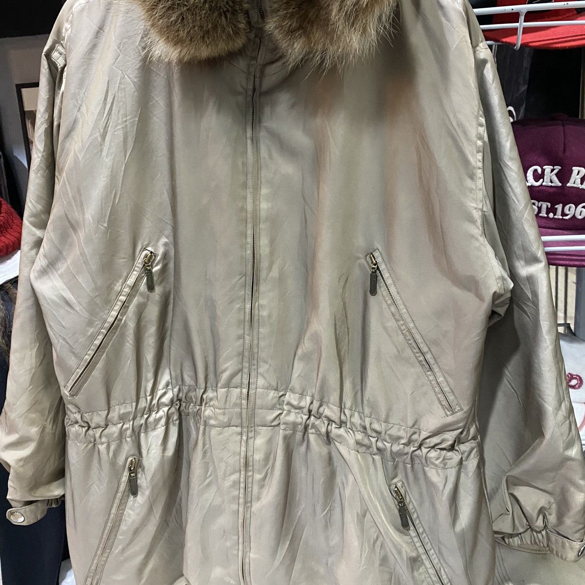 Burberry HEAT 🔥Burberry Nova Check Fur Long Jackets Made In USA Size US M / EU 48-50 / 2 - 5 Thumbnail