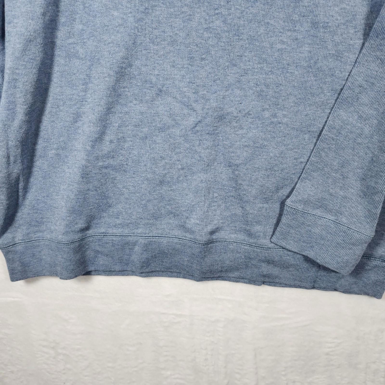 Nautica Nautica Long Sleeve Quarter Zip Pullover Blue Mens Size XL Size US XL / EU 56 / 4 - 4 Thumbnail