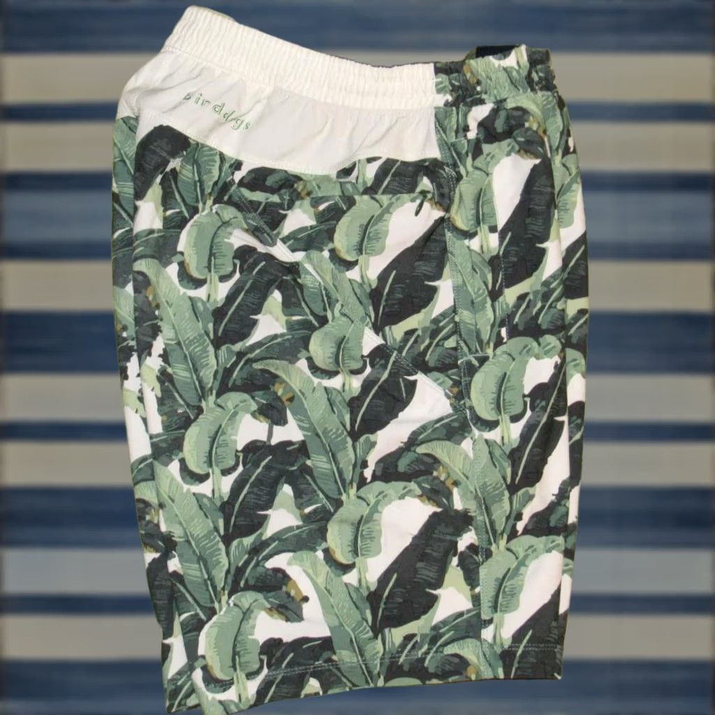 Vintage BIRDDOGS Green Printed Lined 9" Shorts Medium Size US 31 - 1 Thumbnail