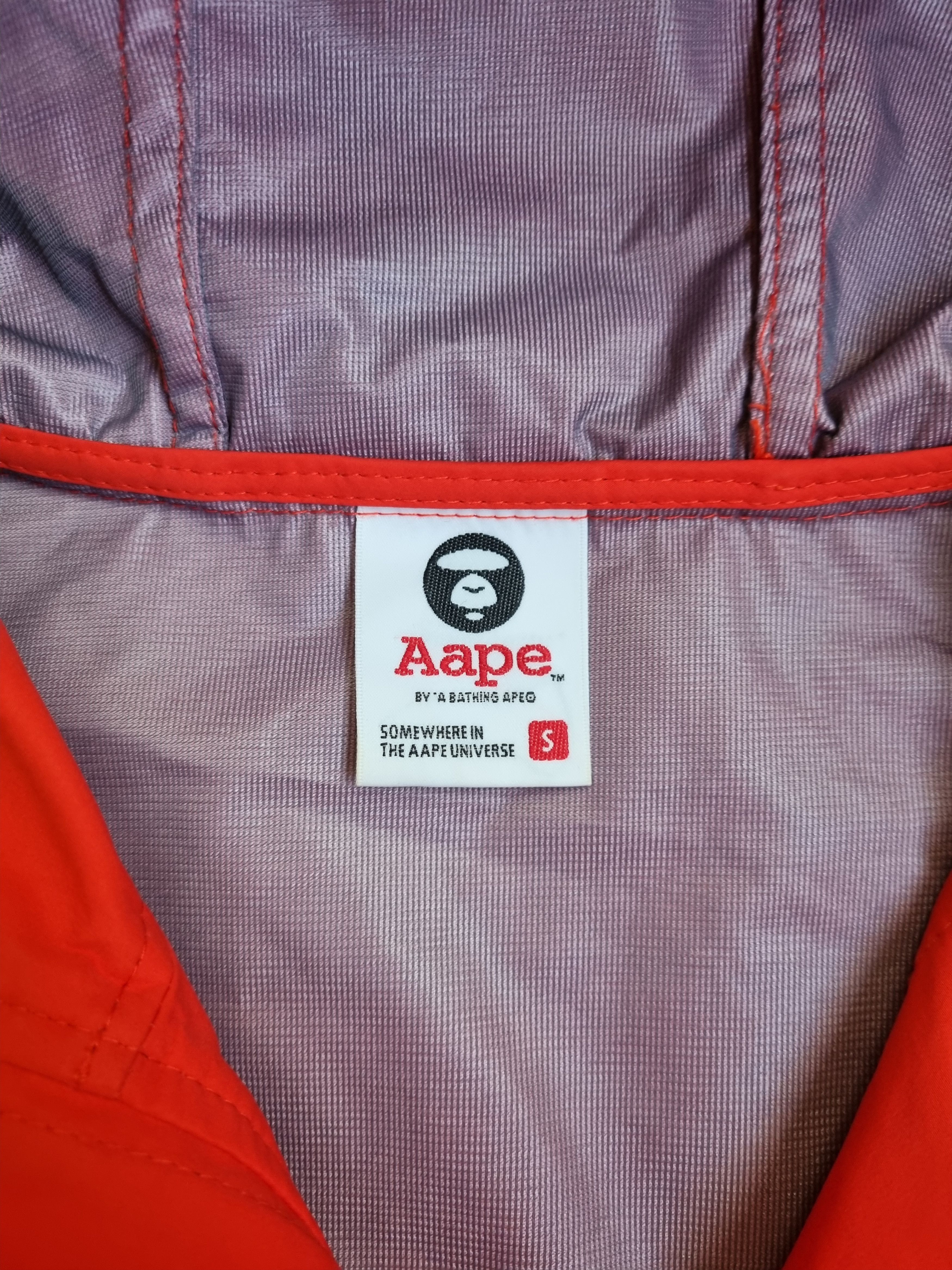 Aape × Designer Designer AAPE By A Bathing Ape Quarter-half Zip Windbreaker Size US S / EU 44-46 / 1 - 5 Thumbnail