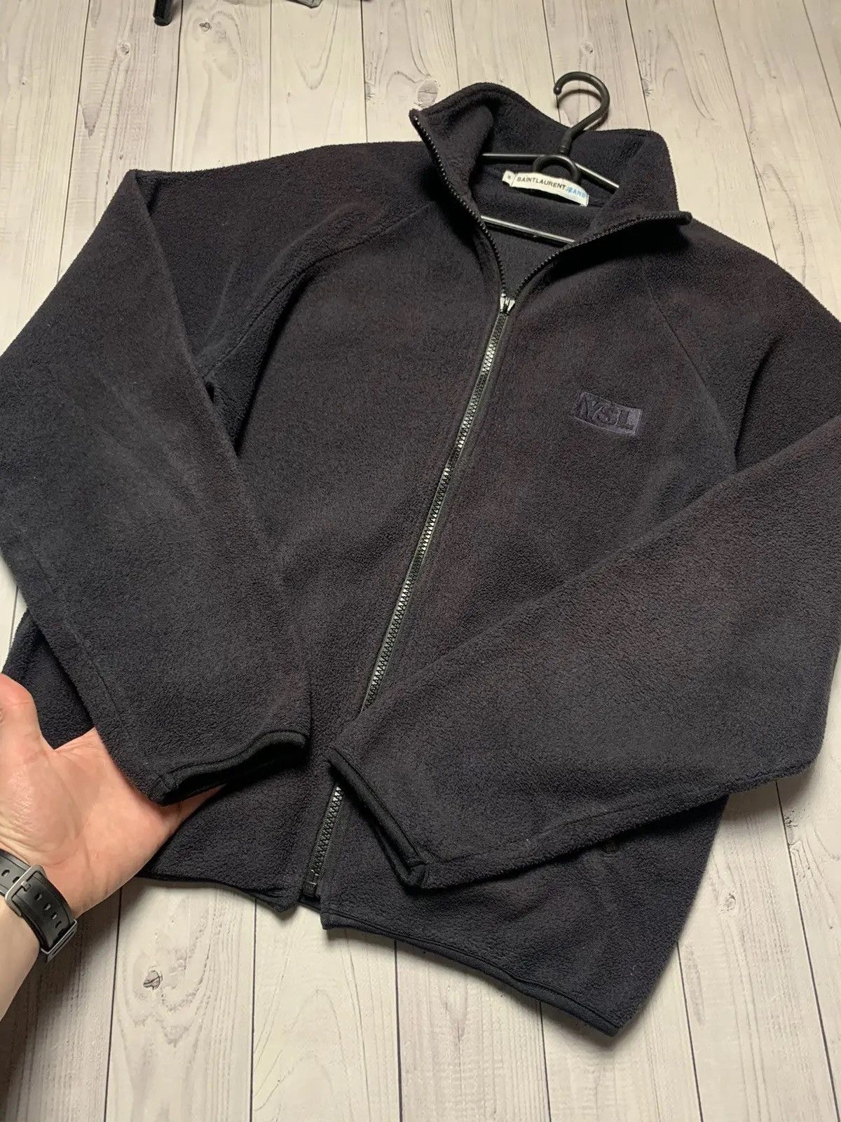 Vintage × Yves Saint Laurent Vintage Yves Saint Laurent fleece jacket logo S rare Size US S / EU 44-46 / 1 - 5 Thumbnail