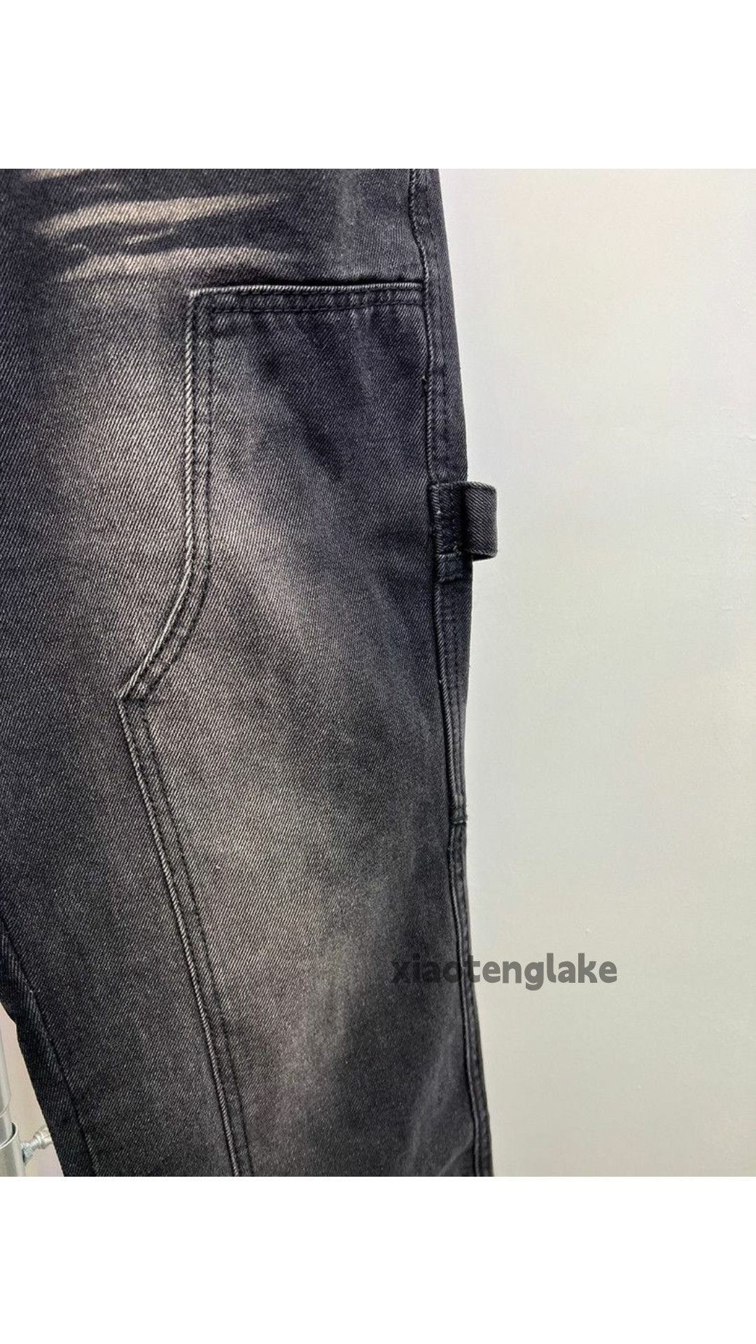 Jean × Vintage washed faded utility punk grunge flared carpenter jeans Size US 32 / EU 48 - 4 Thumbnail