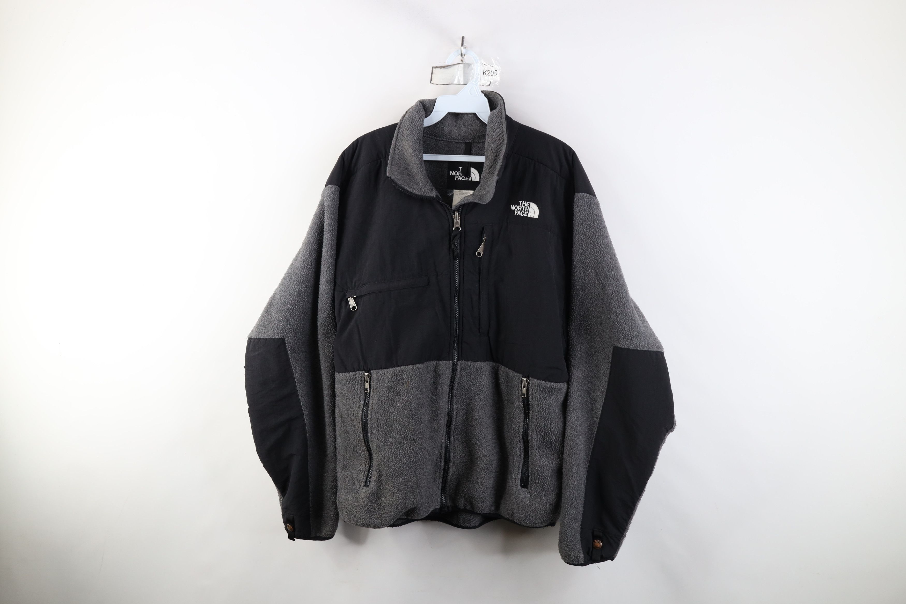 The North Face Vintage 90s The North Face Denali Fleece Jacket Gray Black Size US L / EU 52-54 / 3 - 1 Thumbnail
