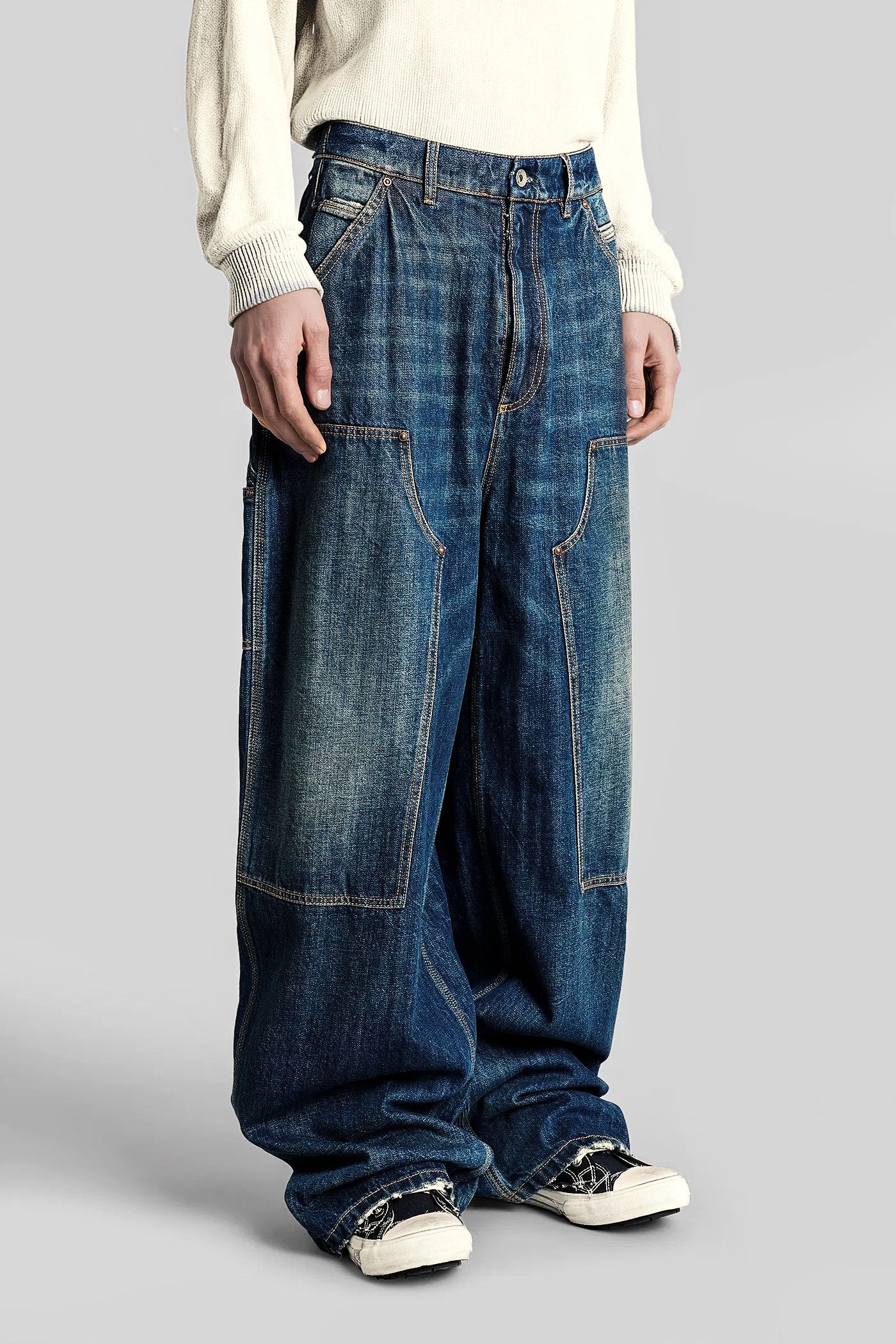 Maison Margiela Margiela Double Knee Carpenter Jeans Size US 32 / EU 48 - 2 Thumbnail
