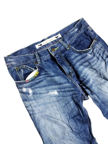 Issey Miyake × Tsumori Chisato Tsumori Chisato Embroidery Denim Jeans Size US 31 - 3 Thumbnail