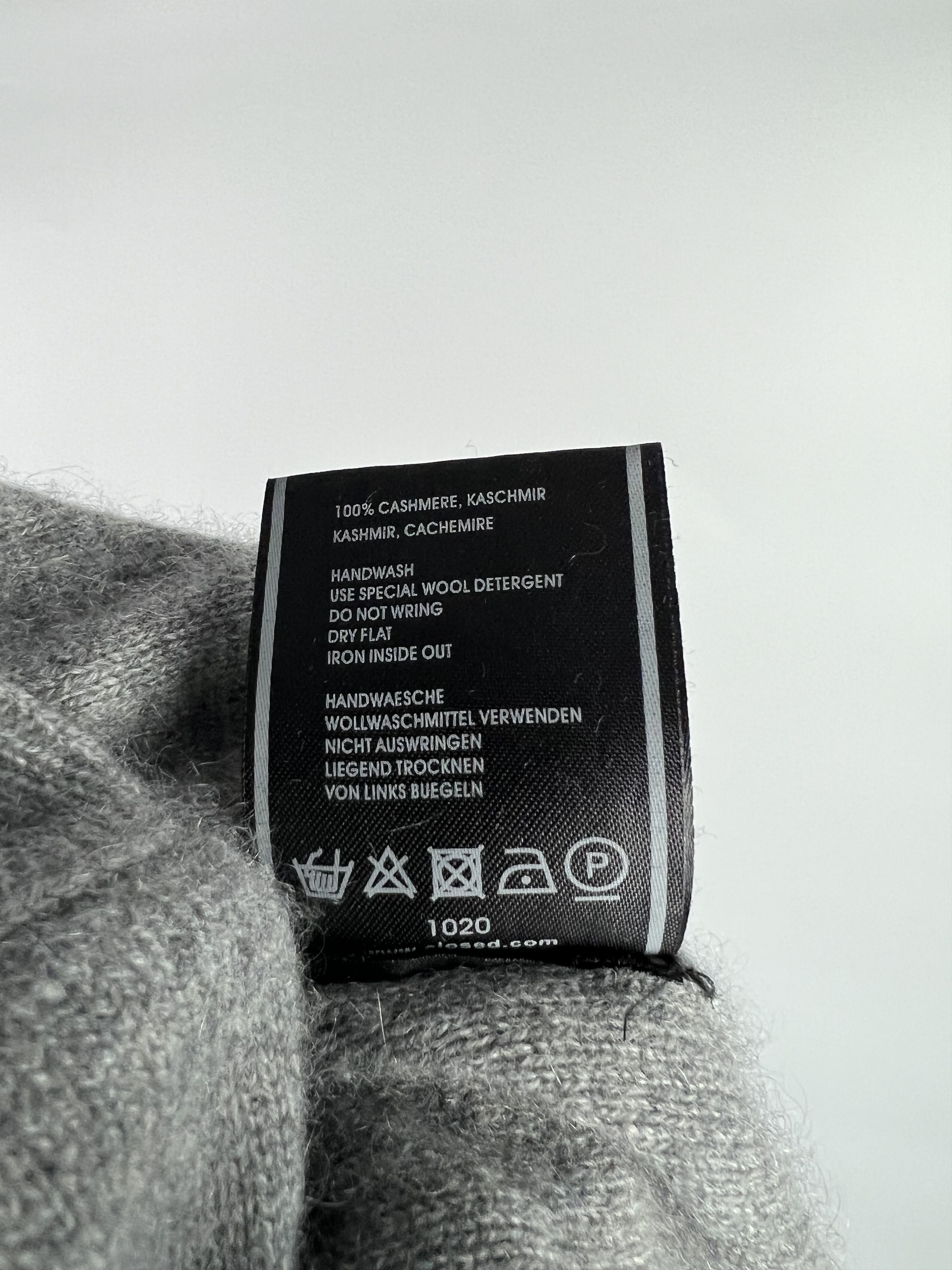 CLOSED Closed Grey 100% Cashmere Dress Size S Size S / US 4 / IT 40 - 10 Thumbnail