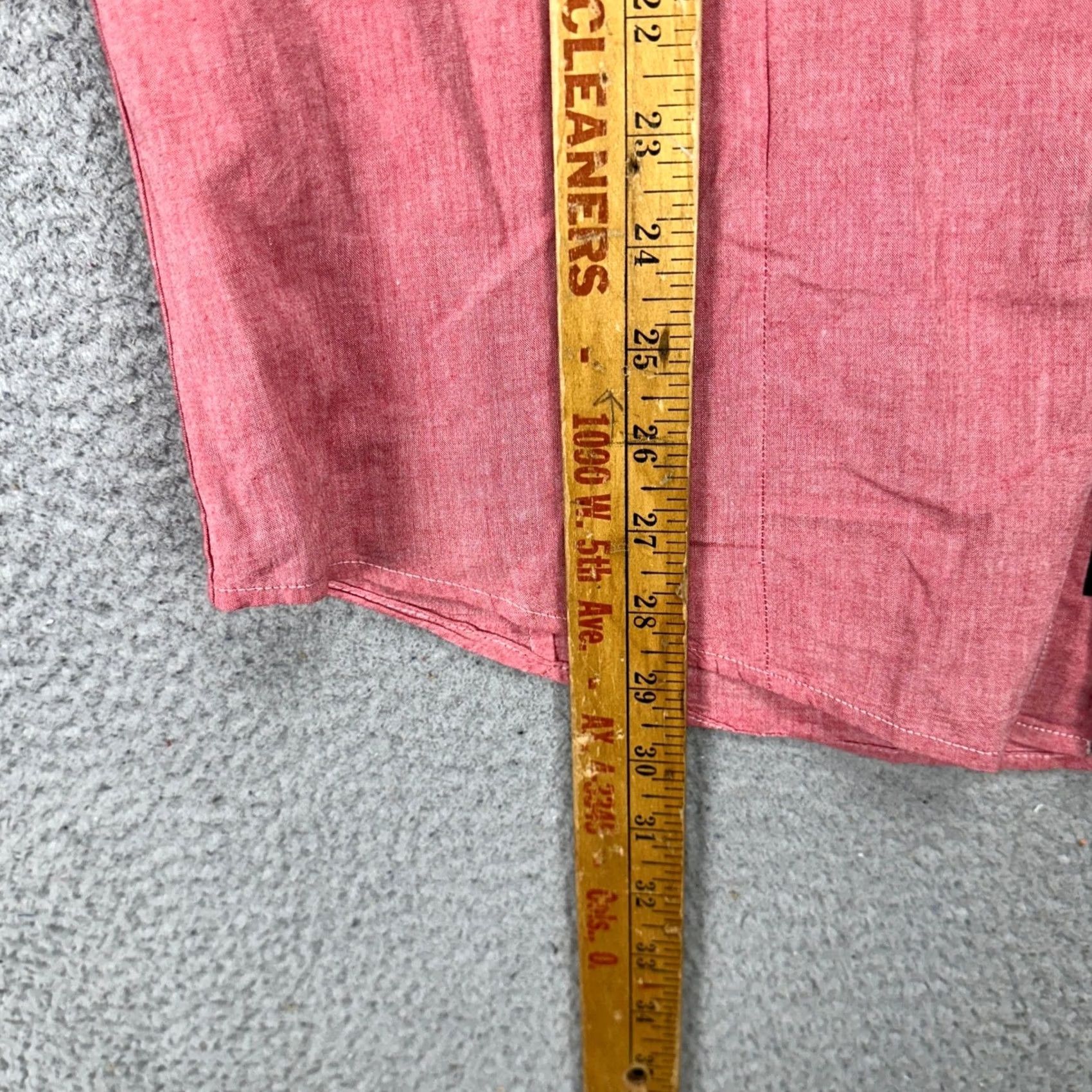 Vintage VINTAGE Calvin Klein Jeans Shirt Mens Button Up Large Saltwater Red Long Sleeve Casual Size US L / EU 52-54 / 3 - 7 Thumbnail