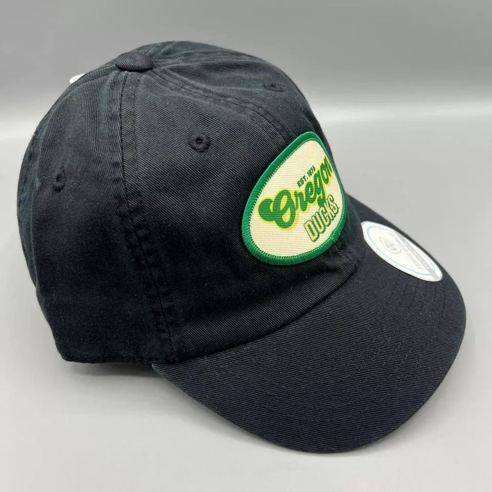 Top Of The World Oregon Ducks Hat Women Black Top of the World Strap Back Cap Size ONE SIZE - 3 Thumbnail