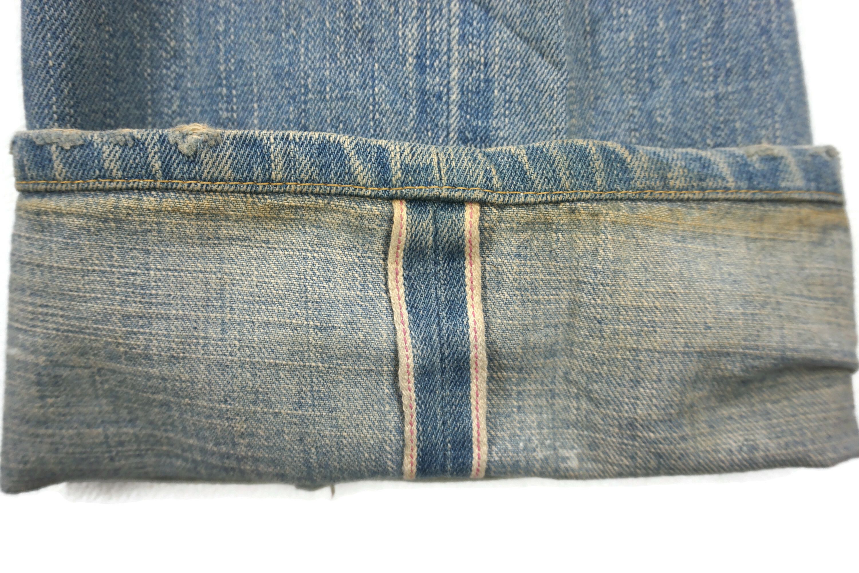 Japanese Brand Mackdaddy Selvedge Jeans fits W41xL33.5 Baggy Denim Size US 36 / EU 52 - 7 Thumbnail