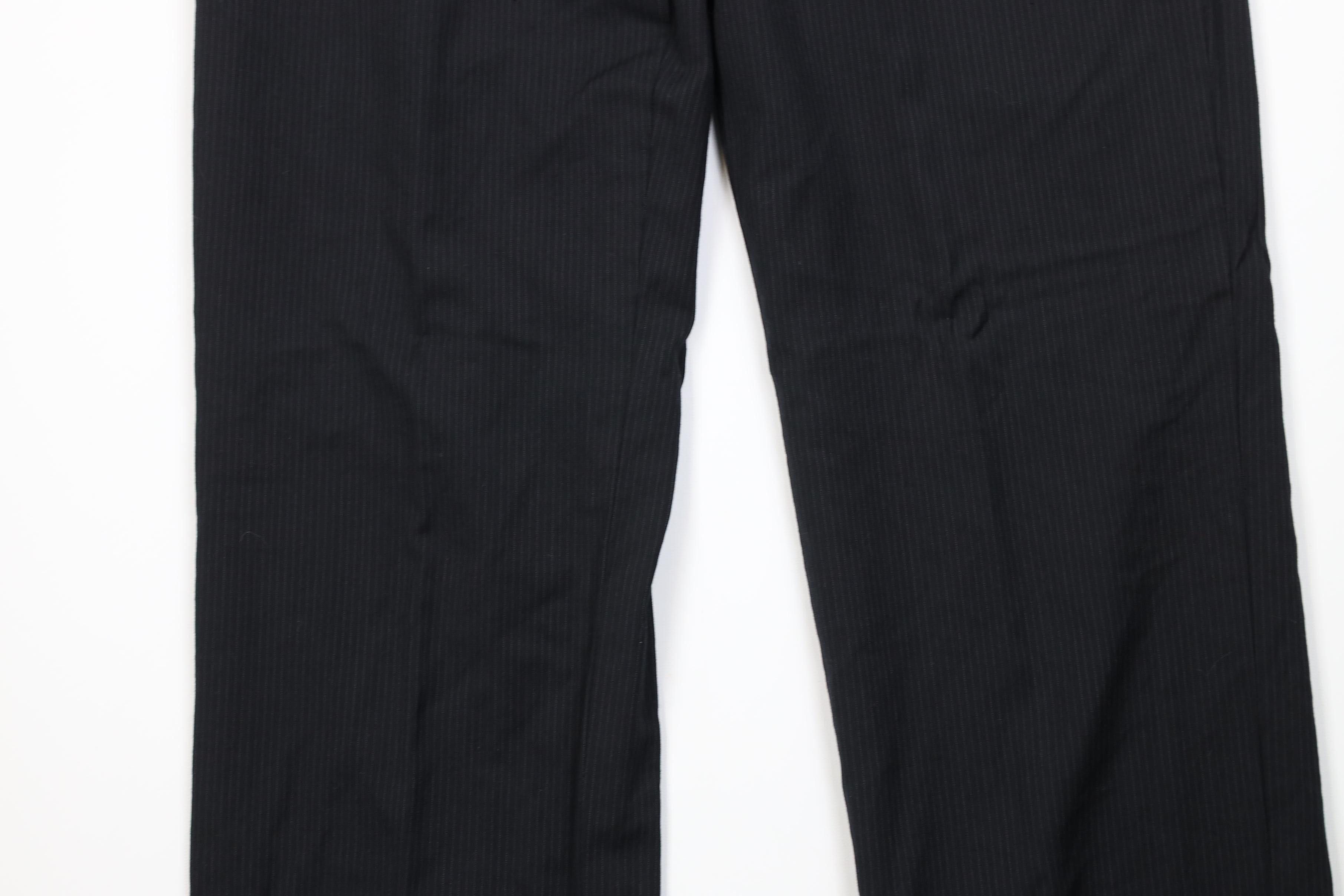 Vintage Vintage 90s Streetwear Pinstriped Wide Leg Chino Pants Size US 34 / EU 50 - 3 Thumbnail