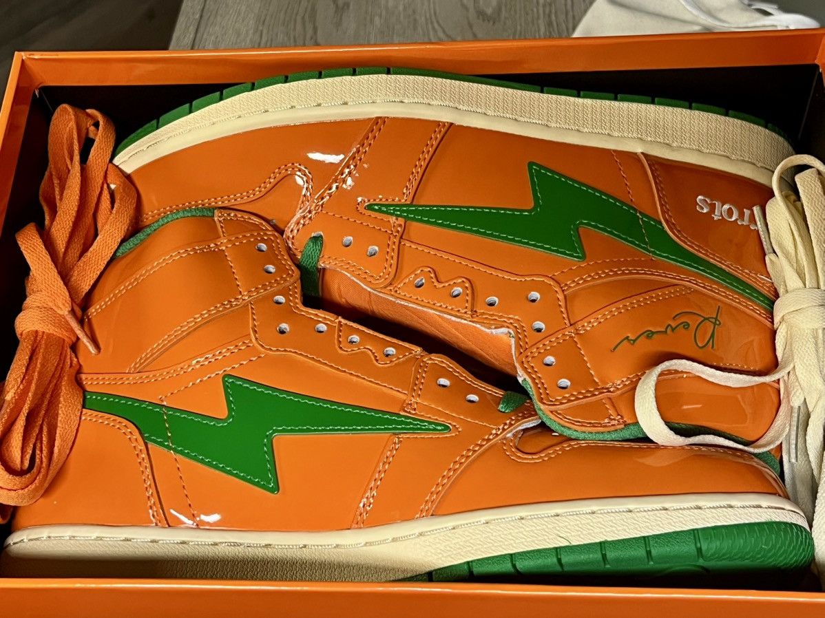 Reves Paris Reeves Paris x Carrots KIY high top sneaker Size US 10 / EU 43 - 16 Thumbnail