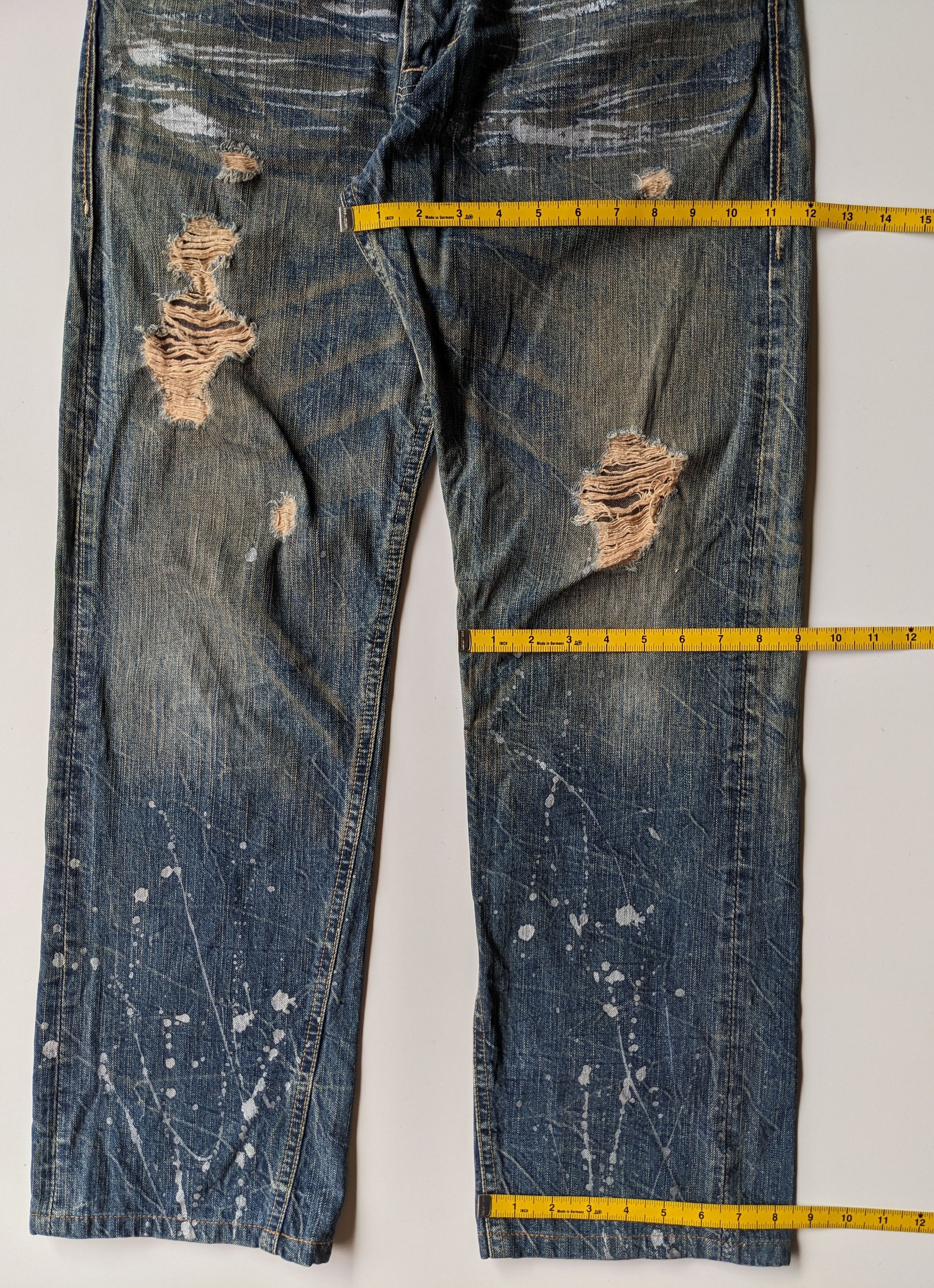 Japanese Brand Denim Craft painter mudwash jeans Size US 33 - 9 Thumbnail