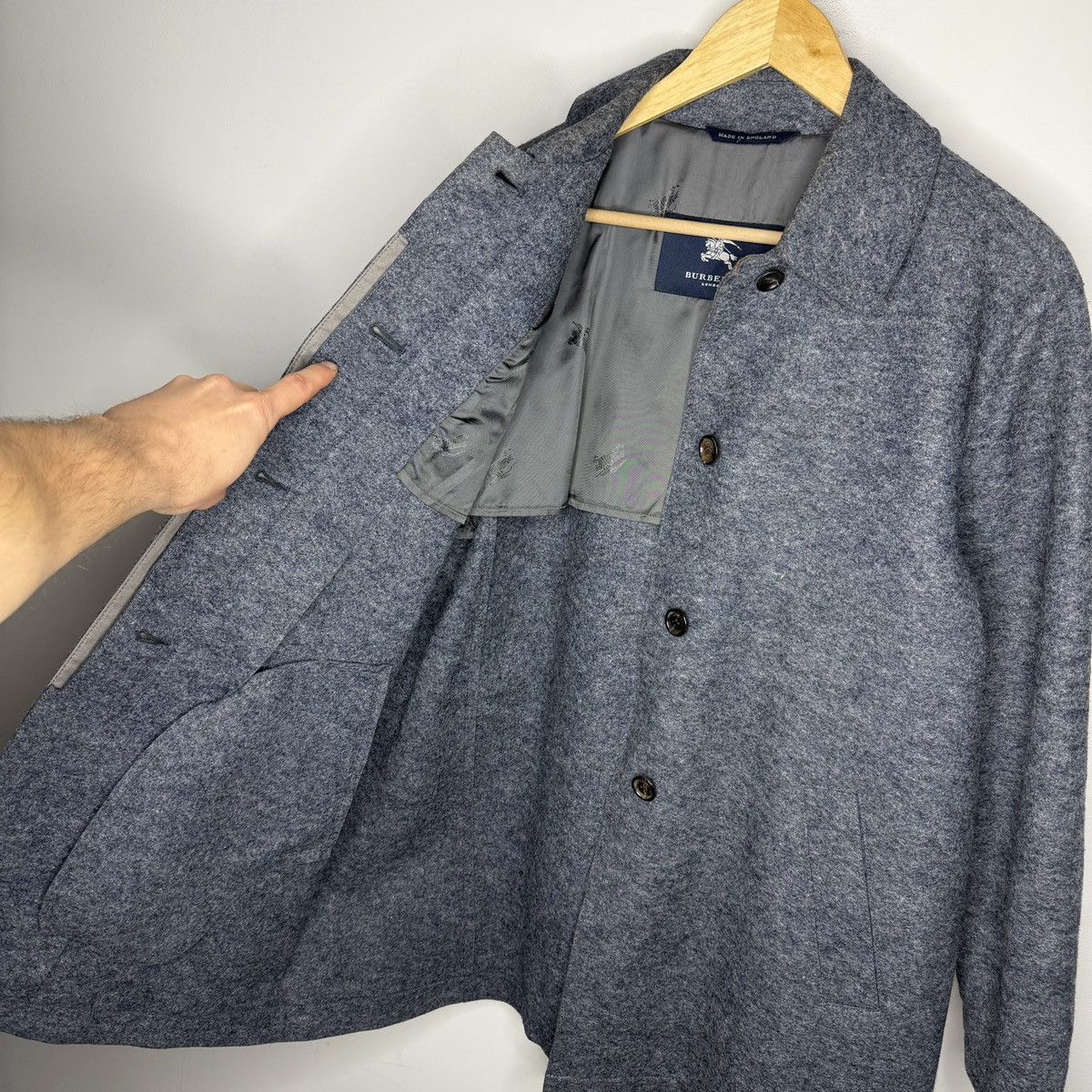 Burberry Burberry London Wool Coat Size M / US 6-8 / IT 42-44 - 12 Thumbnail