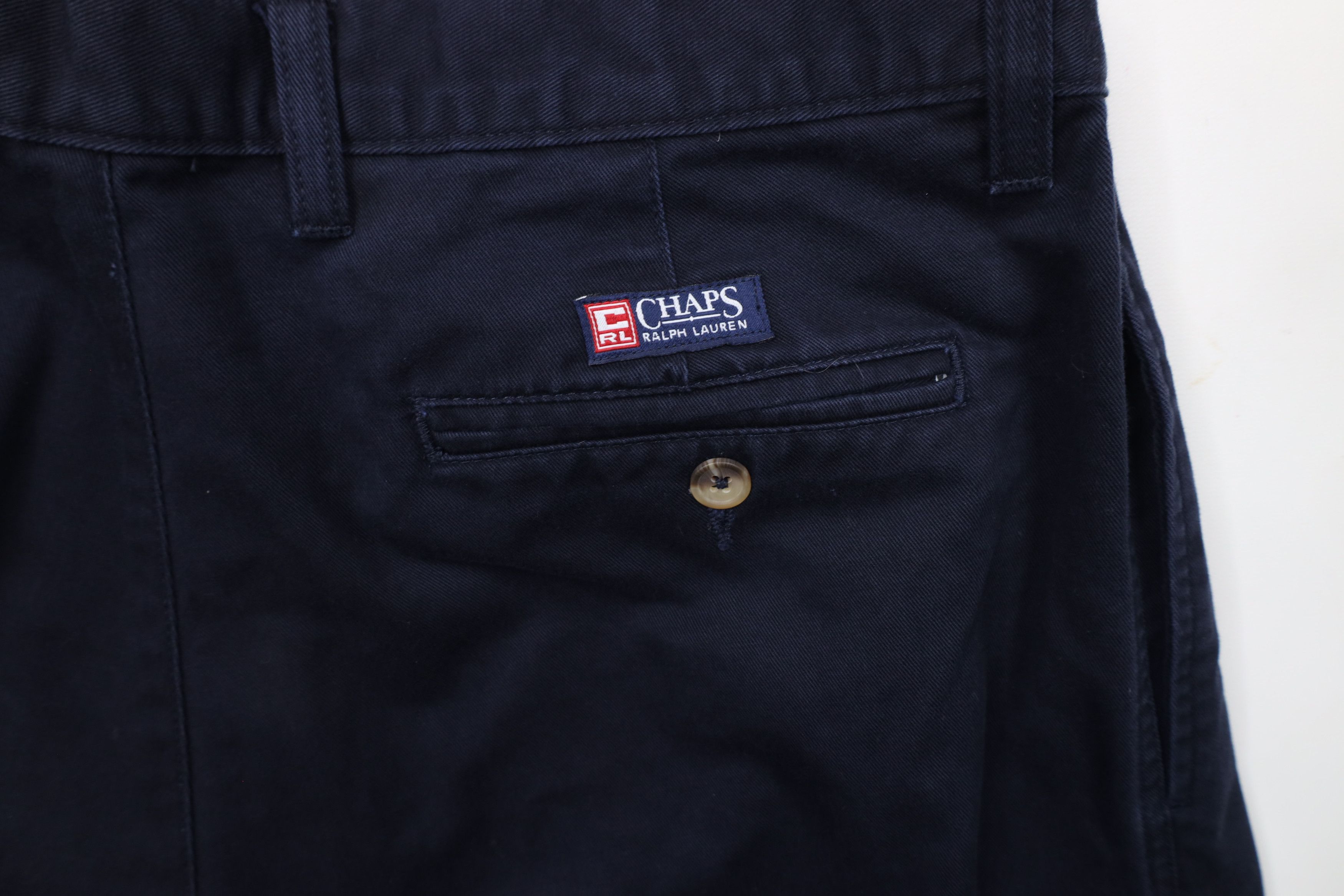 Ralph Lauren × Vintage Vintage 90s Chaps Ralph Lauren Cuffed Wide Leg Chino Pants Size US 34 / EU 50 - 11 Thumbnail