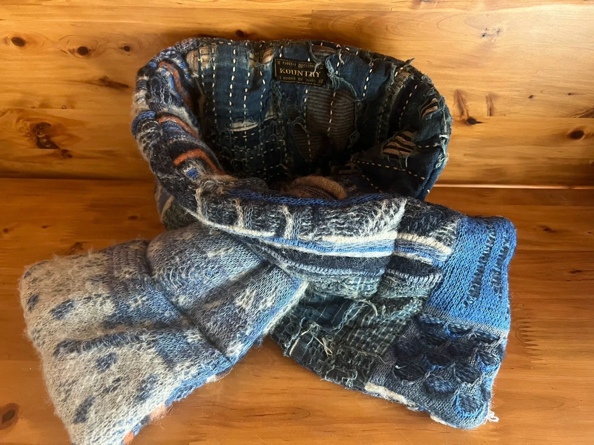 Kapital Kapital Japan Anti-War Patchwork Scarf Size ONE SIZE - 6 Thumbnail