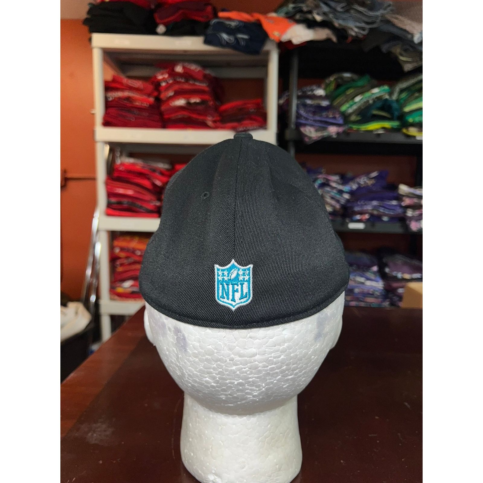 Reebok Jacksonville Jaguars Big Logo Hat Helmet Black Green Cap Size ONE SIZE - 5 Thumbnail