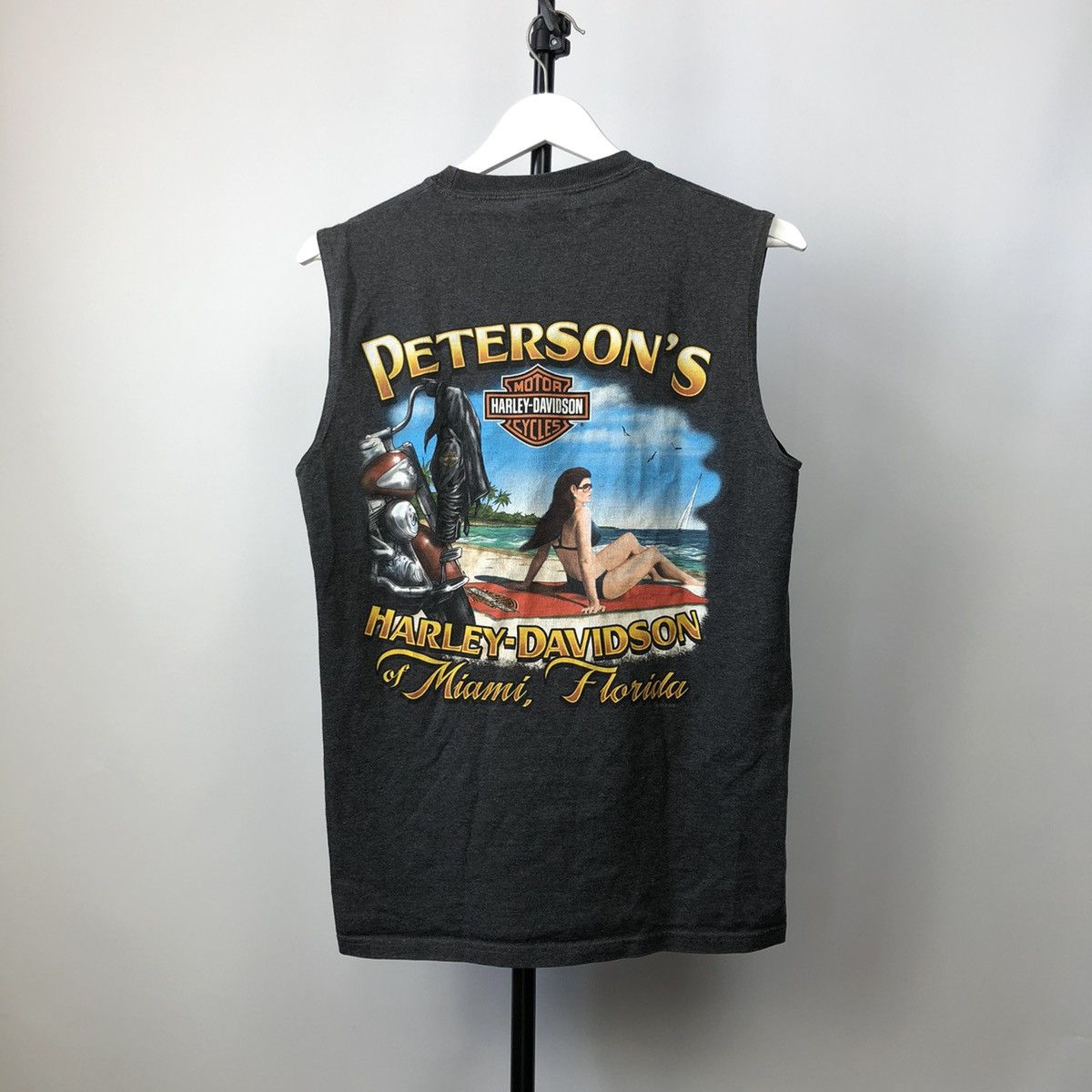 Harley Davidson × Vintage Vintage Bike girl hot motorcycle tee sexy nude women Size US M / EU 48-50 / 2 - 1 Thumbnail