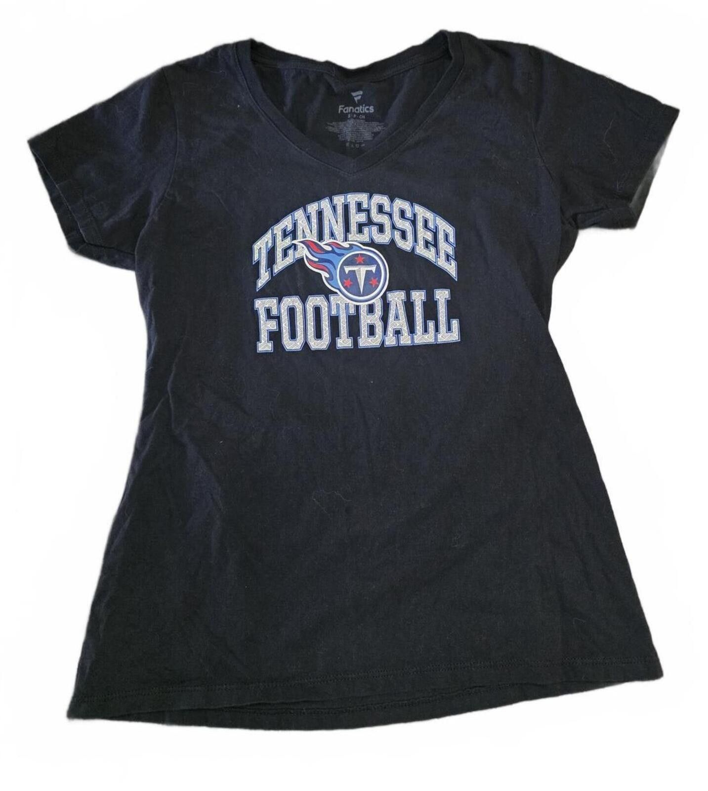 Other Fanatics Tennessee Titans Football Blue V-Neck T-Shirt Small Size S / US 4 / IT 40 - 2 Thumbnail