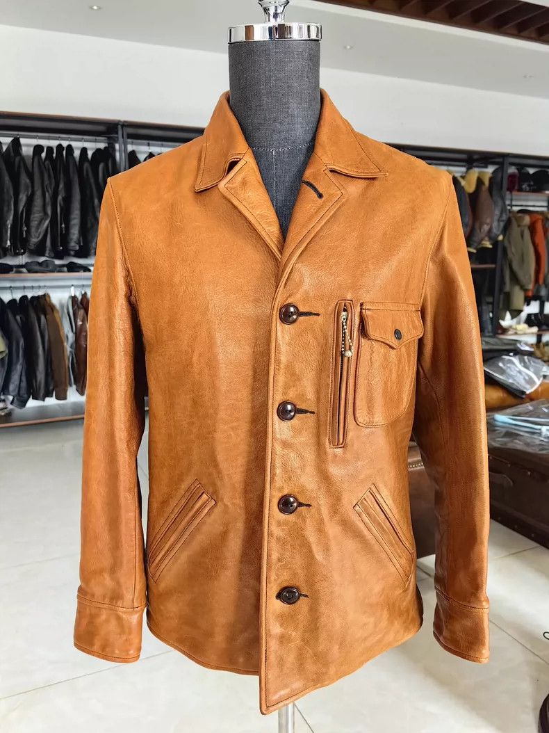The Real McCoy's the real mccoys 1940s Brown Leather Jacket Size US M / EU 48-50 / 2 - 4 Thumbnail