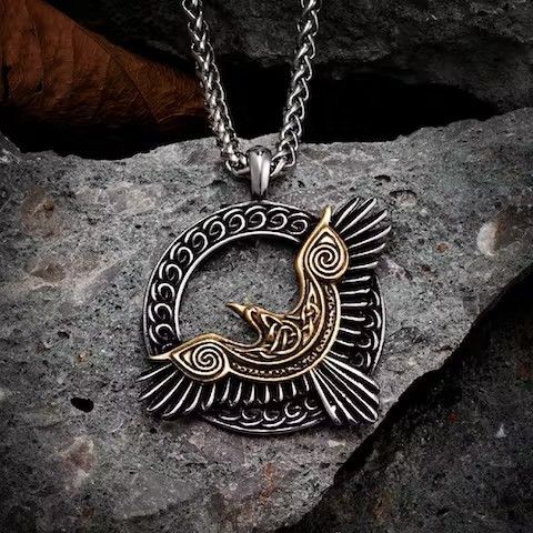 Jewelry Eagle Crow Necklace Size ONE SIZE - 3 Thumbnail