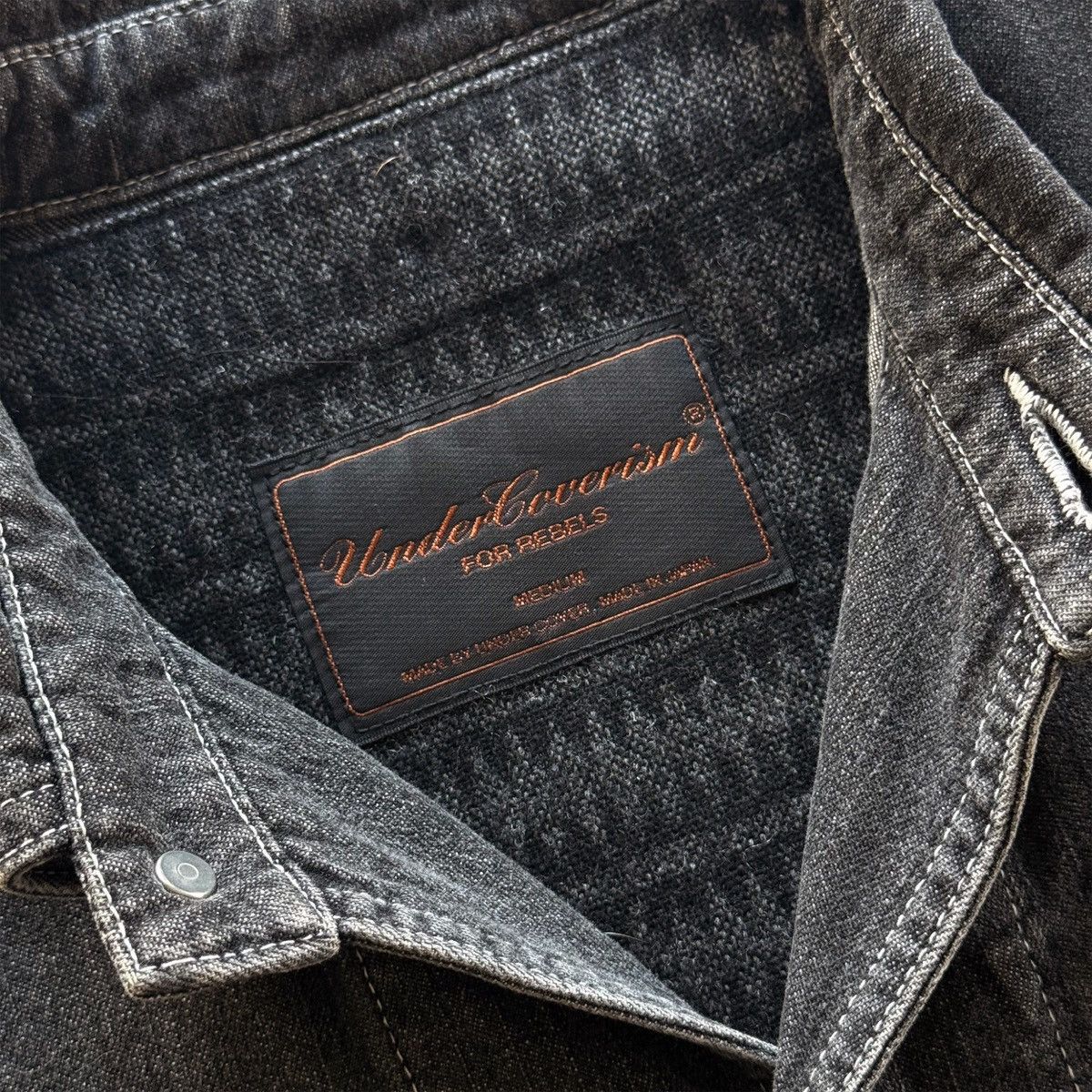 Undercover AW03 Paper Doll Hybrid Reconstructed Denim Chore Jacket Size US M / EU 48-50 / 2 - 12 Thumbnail