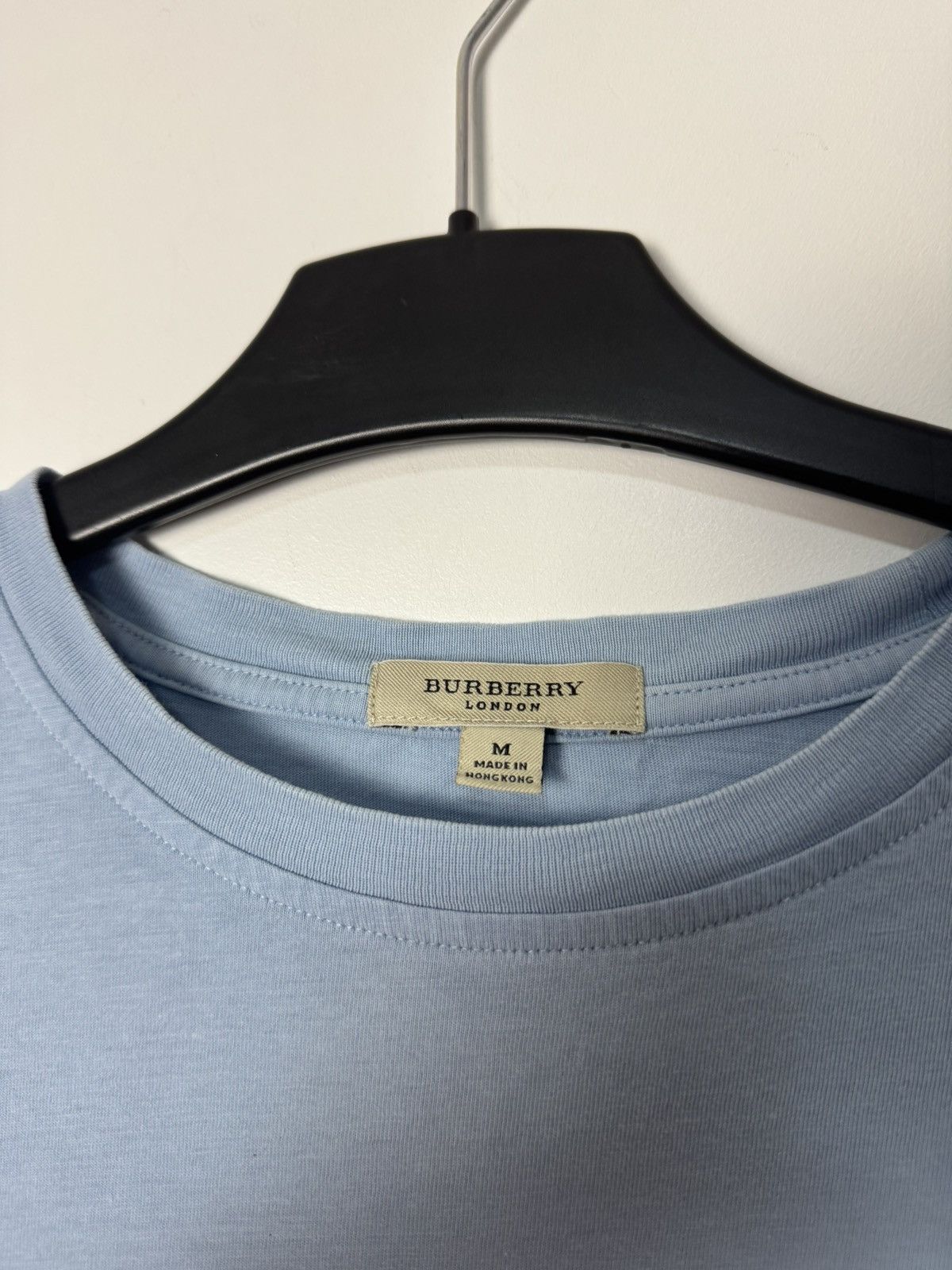 Burberry Burberry Logo Tee Blue Vintage Luxury Designer Size US M / EU 48-50 / 2 - 4 Thumbnail