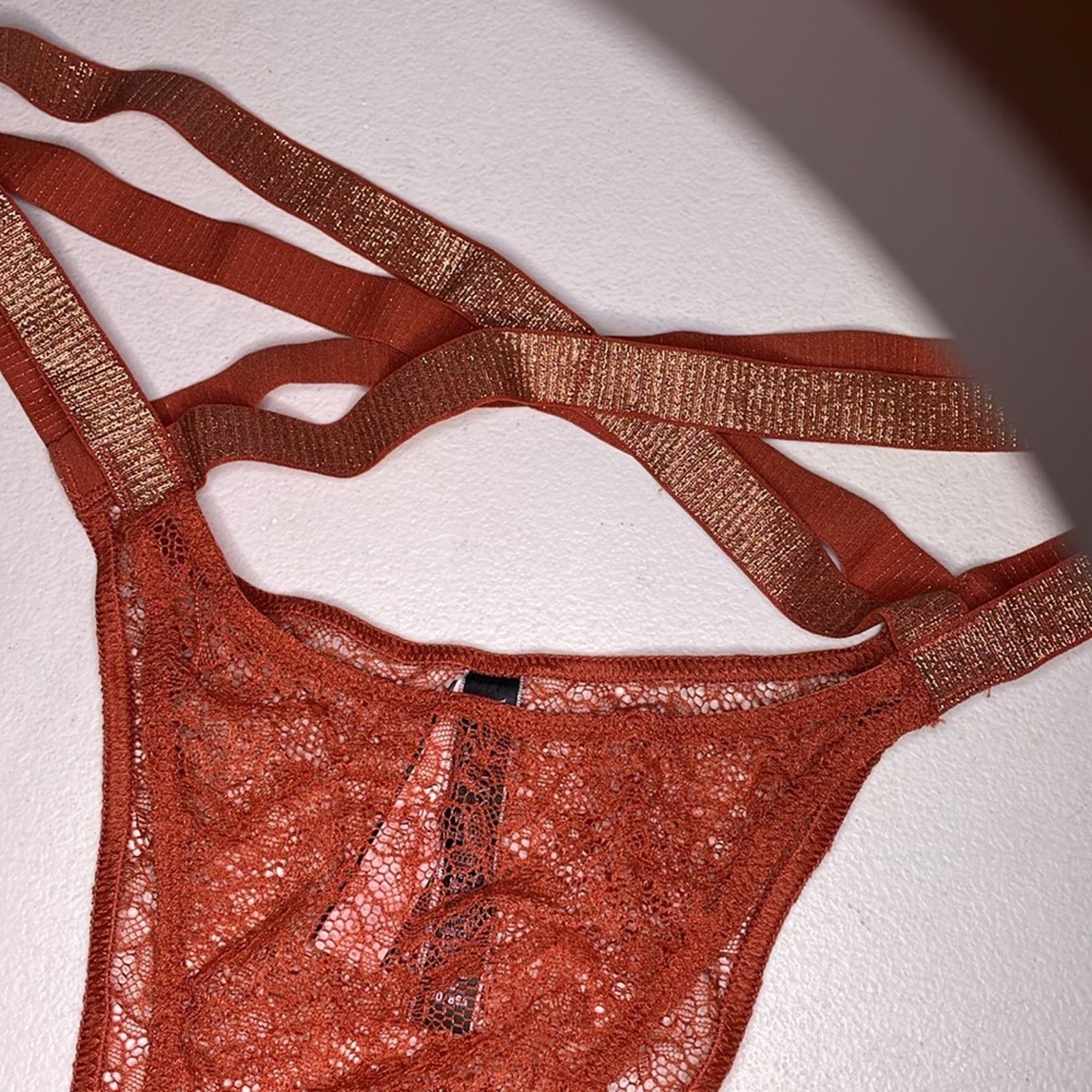 Victoria's Secret Victoria’s Secret Panties Gorgeous Rust Color VS Very Sexy Size ONE SIZE - 6 Thumbnail