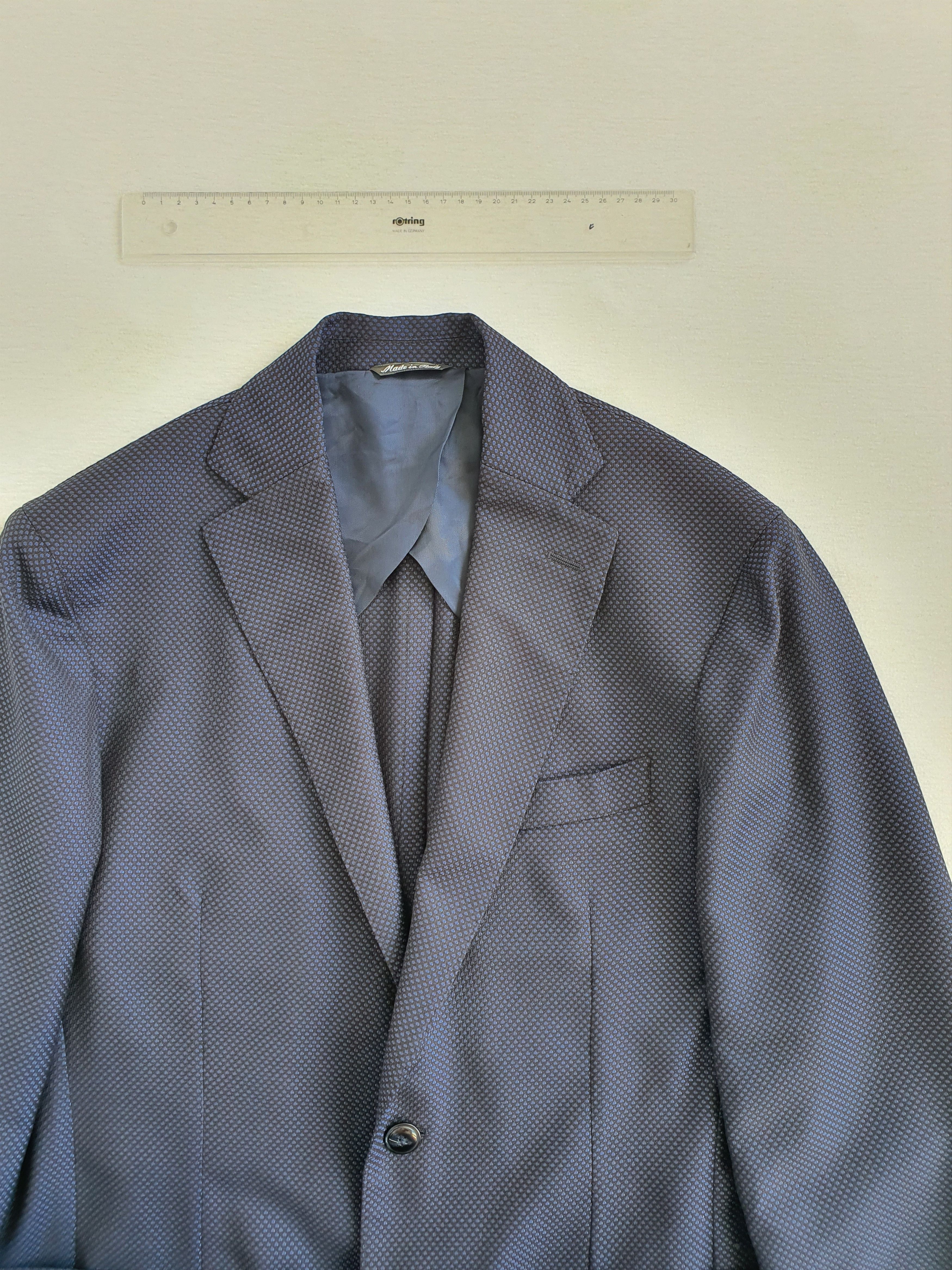 RODA Navy Textured Bird's Eye - Slim fit, Lightweight Wool Size 40R - 8 Thumbnail