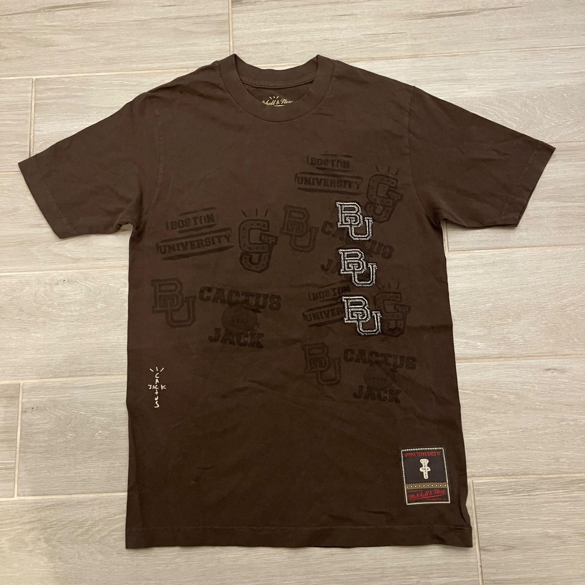 Mitchell & Ness × Travis Scott TRAVIS SCOTT CACTUS JACK x MITCHELL & NESS x BOSTON TEE M Size US M / EU 48-50 / 2 - 2 Thumbnail