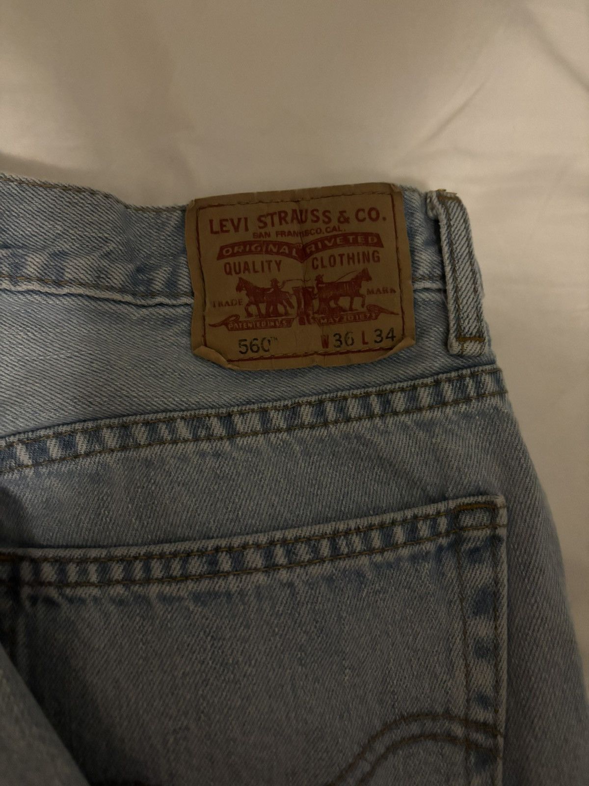 Levi's Levi 560s Size US 36 / EU 52 - 3 Thumbnail
