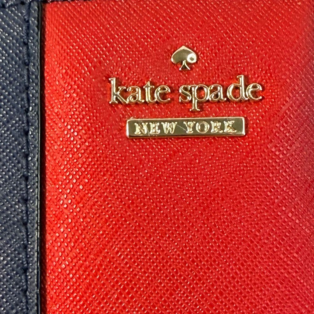 Kate Spade Kate spade navy and red stripe saffiano with gold chain Size ONE SIZE - 3 Thumbnail