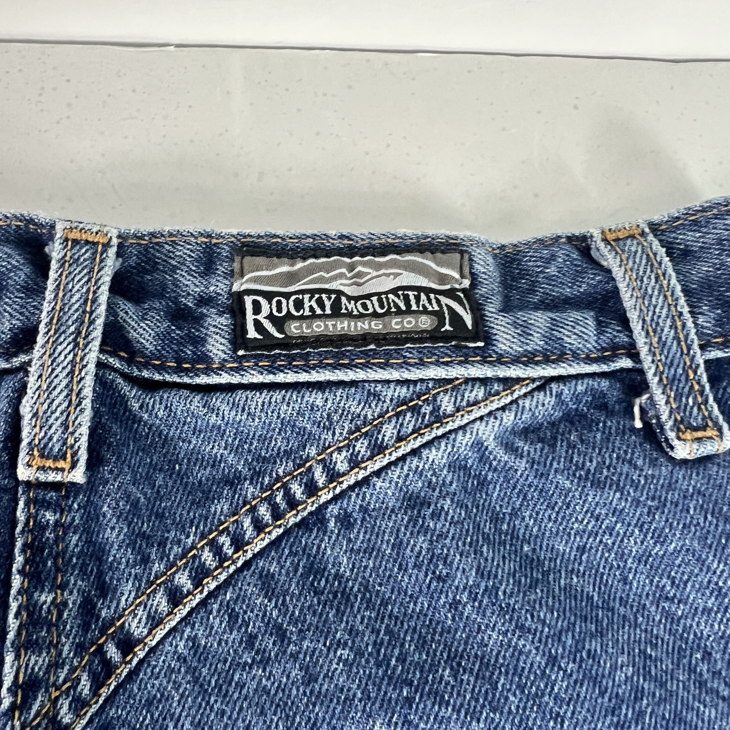 Other VTG Rocky Mountain Jeans Bareback High Rise Blue Denim Size 28" / US 6 / IT 42 - 12 Thumbnail