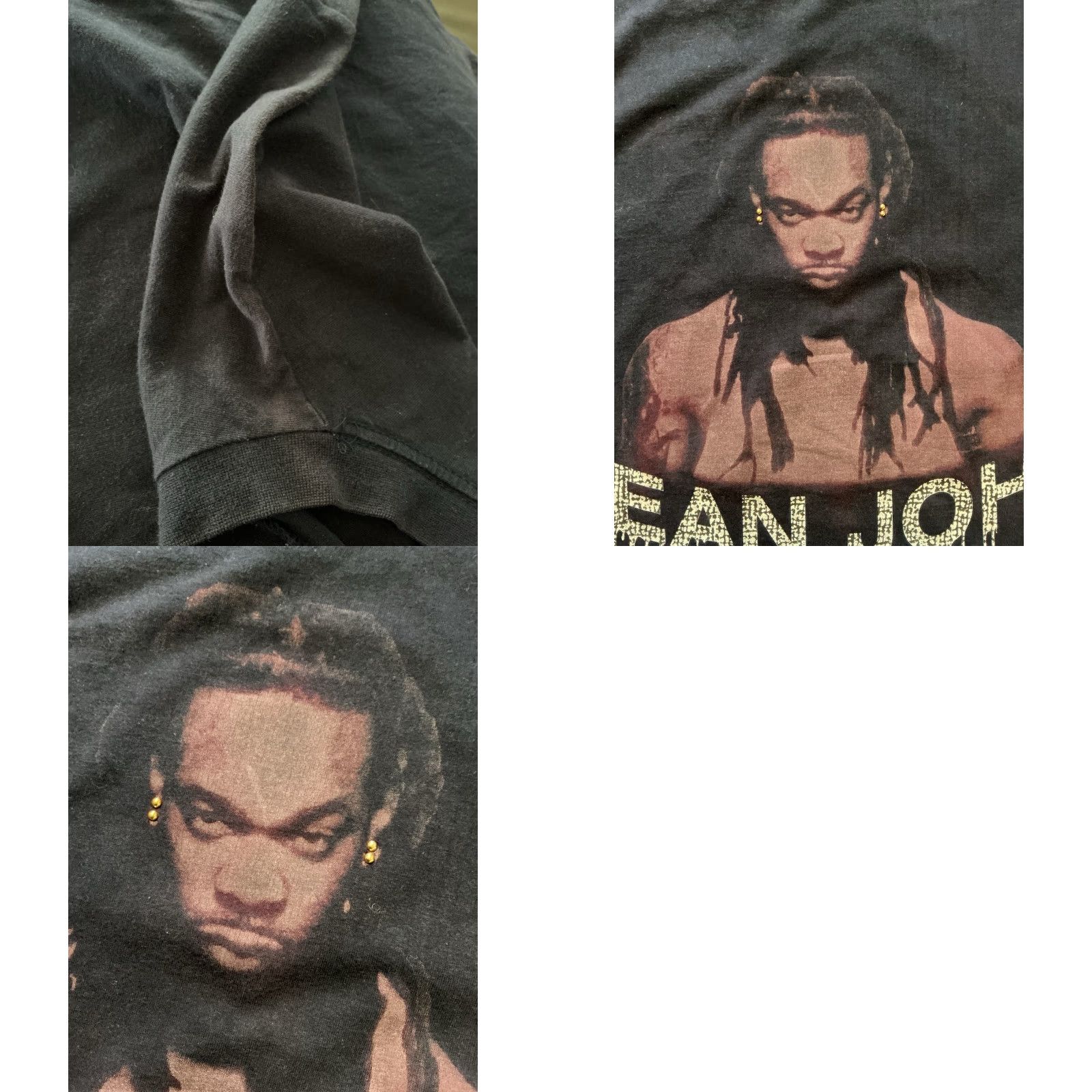 Sean John VINTAGE Sean John T-Shirt XL Hip Hop Graphic Studded Navy Blue Busta Rhymes Men Shirts Mens XL Size US XL / EU 56 / 4 - 8 Thumbnail