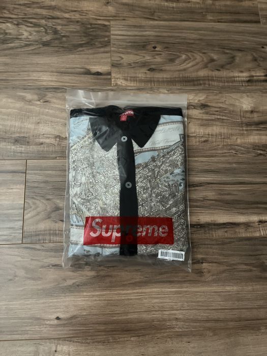 Supreme Supreme Silk Map Cardigan | Grailed