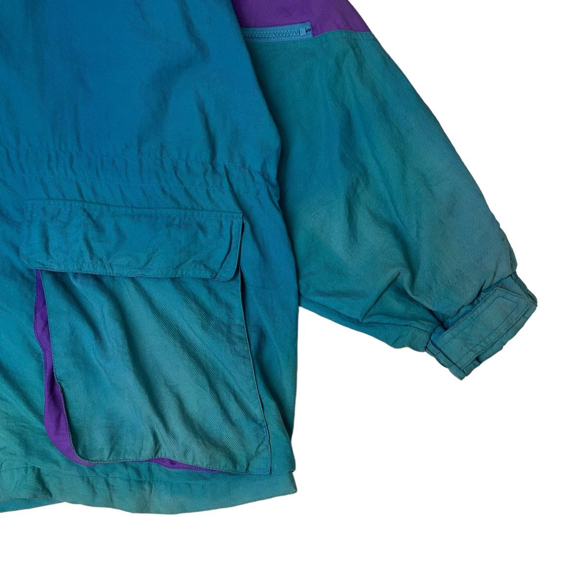 NBA × Starter Charlotte Hornetts Big Logo Zipper Jacket Sun Faded Size XL Size US XL / EU 56 / 4 - 8 Thumbnail