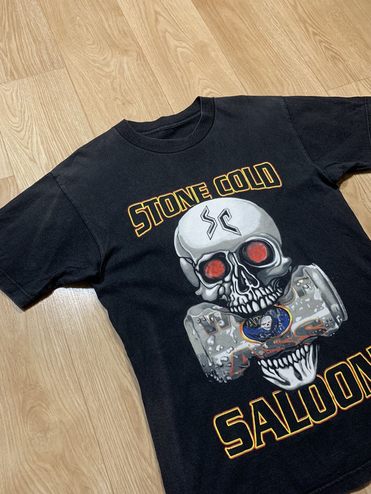 Vintage Vintage Stone Cold Saloon Austin Big Logo T-Shirt Size US M / EU 48-50 / 2 - 3 Thumbnail