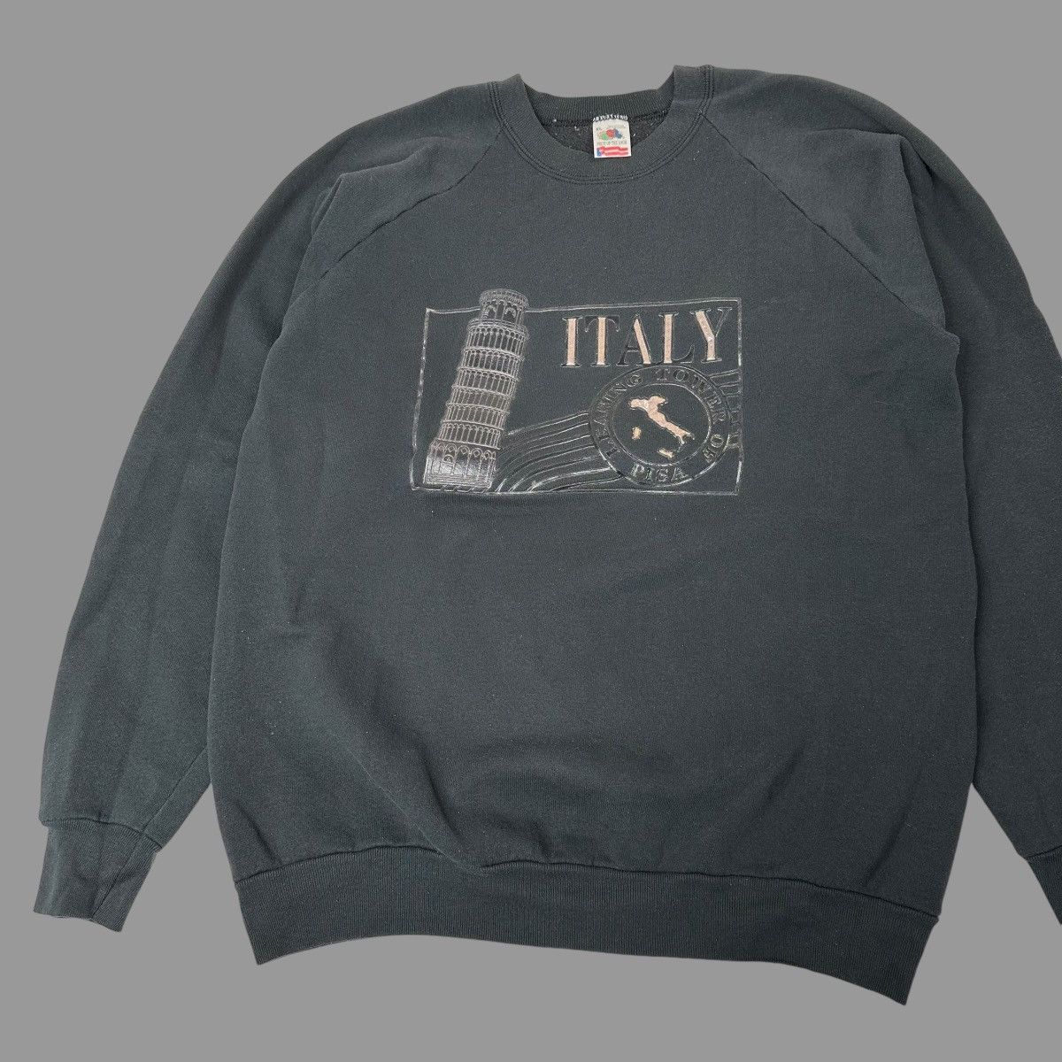 Vintage Vintage 1990s Italy sweatshirt Size US L / EU 52-54 / 3 - 3 Thumbnail
