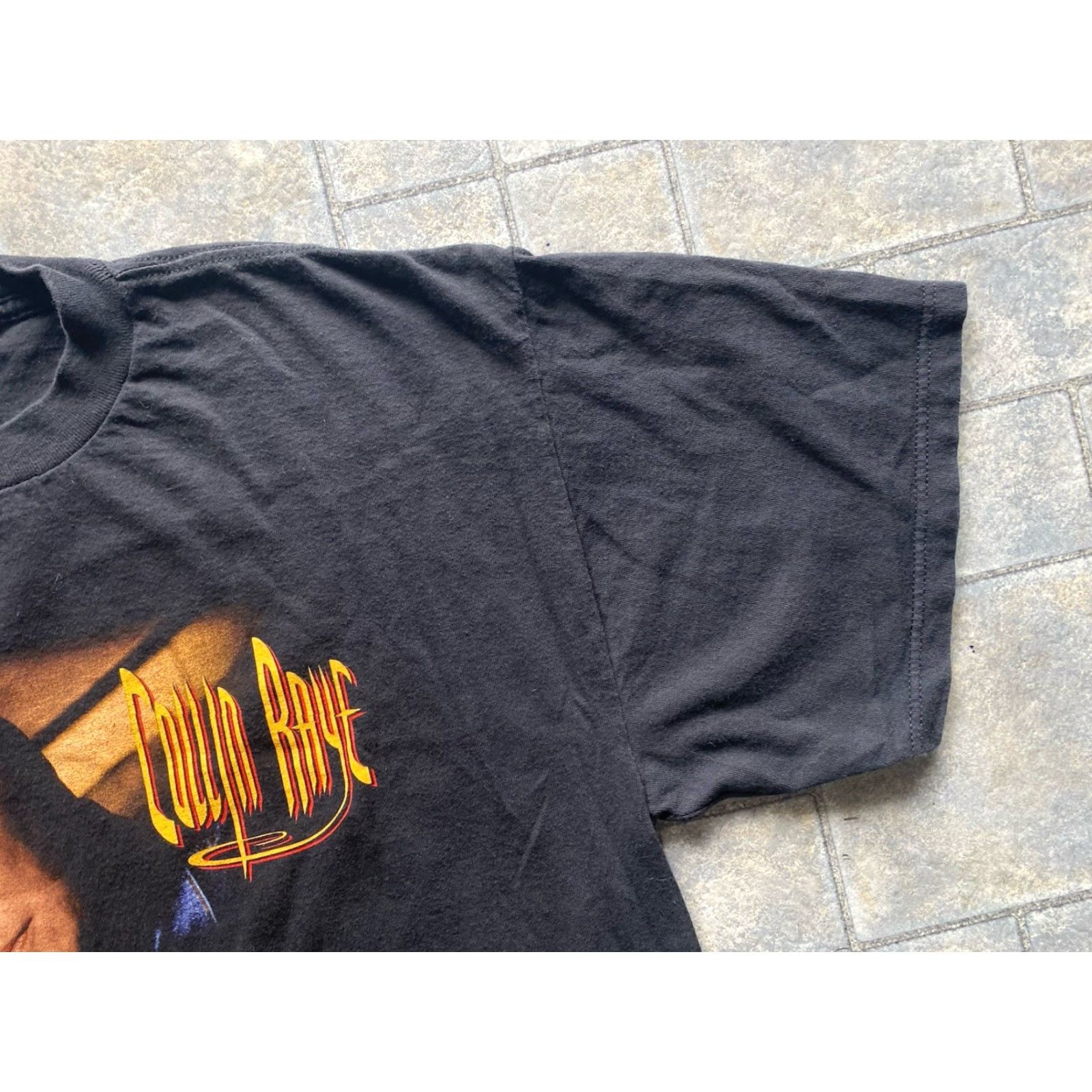 Tultex VINTAGE 1999 Collin Raye The Walls Came Down Tour Tultex Shirt Black XL Mens T-Shirt 90s Music Size US XL / EU 56 / 4 - 6 Thumbnail