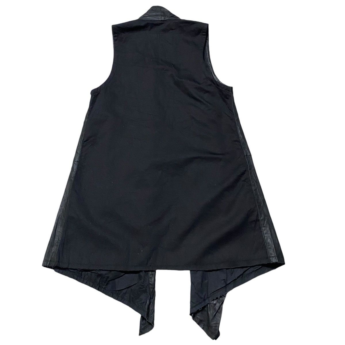GOA Panaji G.O.A Lambskin Leather Asymmetrical Vest Size M / US 6-8 / IT 42-44 - 4 Thumbnail