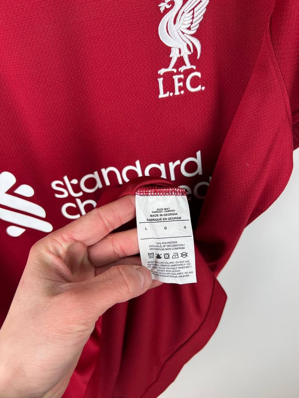 Vintage Liverpool Nike 2022/23 jersey t-shirts size L Size US L / EU 52-54 / 3 - 4 Thumbnail