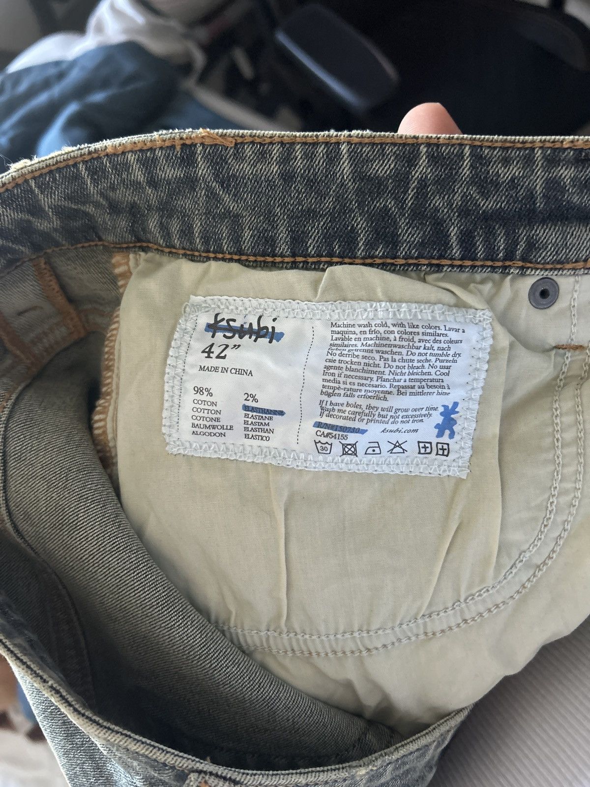 Ksubi Ksubi Van Winkle Trashed Indigo Size US 42 / EU 58 - 4 Thumbnail